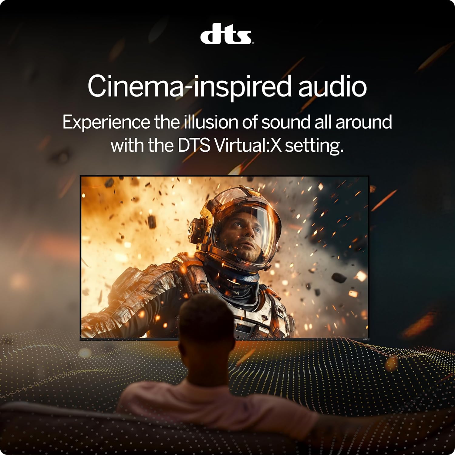 Téléviseur intelligent VIZIO 50″ 4K HDR, Dolby Vision HDR/HDR10+, WiFi 6 – (Reconditionné)