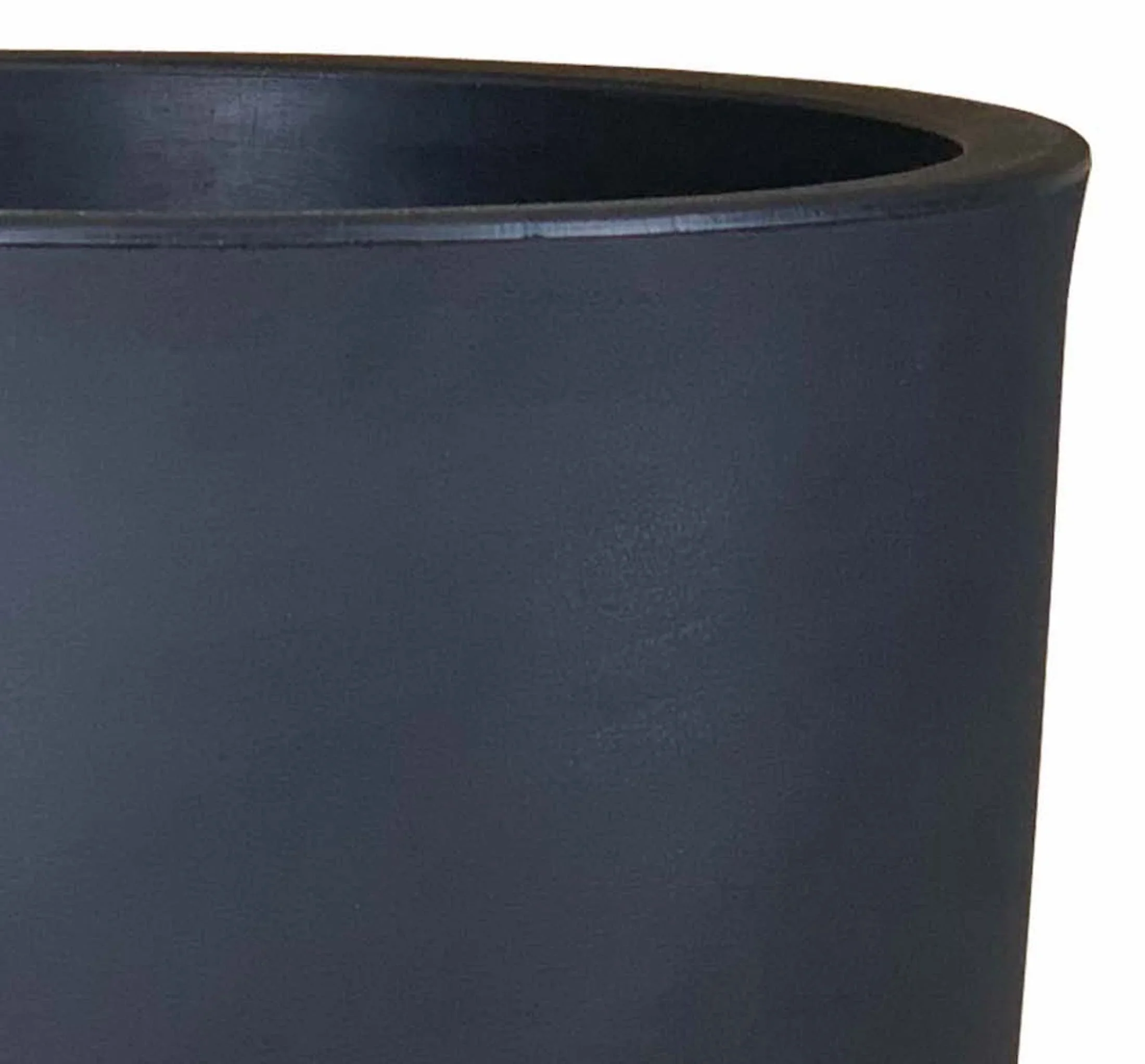 (3 pack) Better Homes & Gardens 18in Mosswood Resin Planter, Matte Black