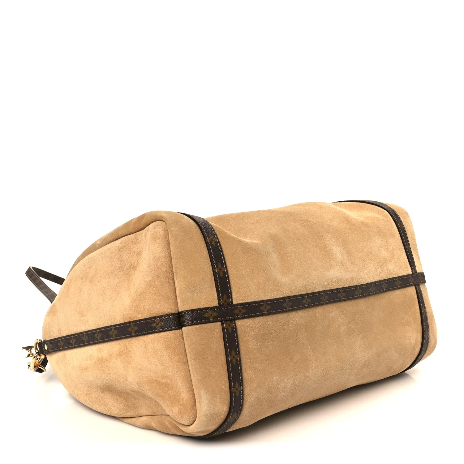 Suede Monogram Express MM Hazelnut