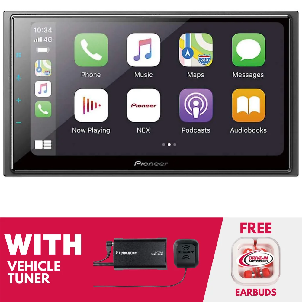 Restored Premium DMH-W4660NEX 6.8" 2-DIN Multimedia Receiver Satellite Radio Tuner (Refurbished)