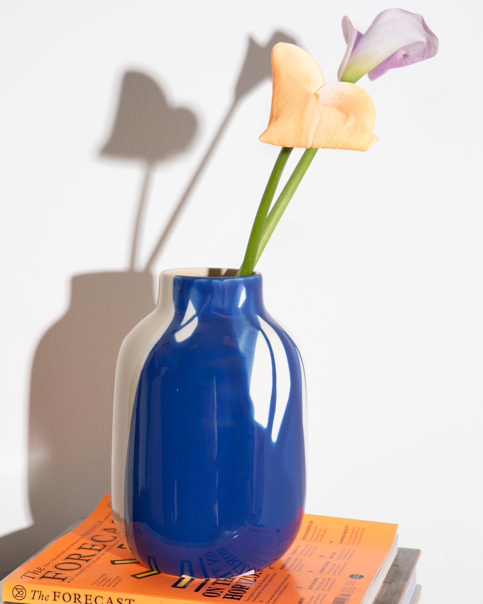 NUNO - VASE M DRIP SAND BLUE