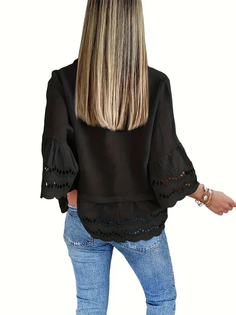 Emily - Blouse Aérée Chic
