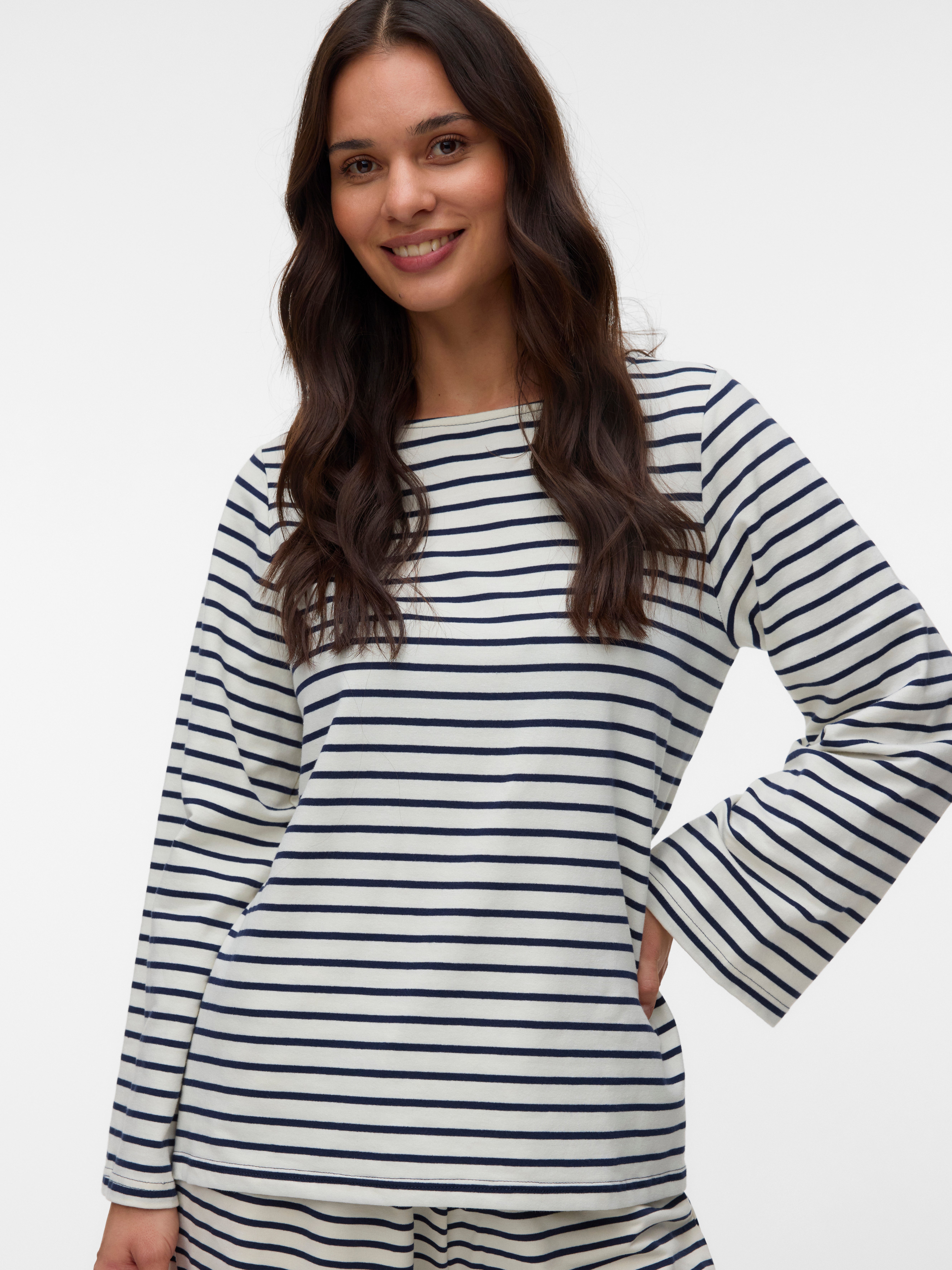 VERO MODA® Regular Fit Boat neck Top