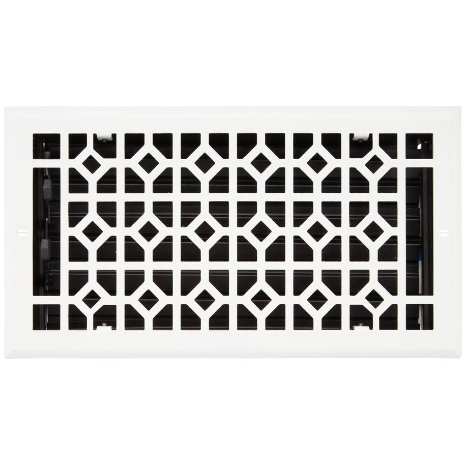 Appert Steel Wall Register Signature Hardware White 6