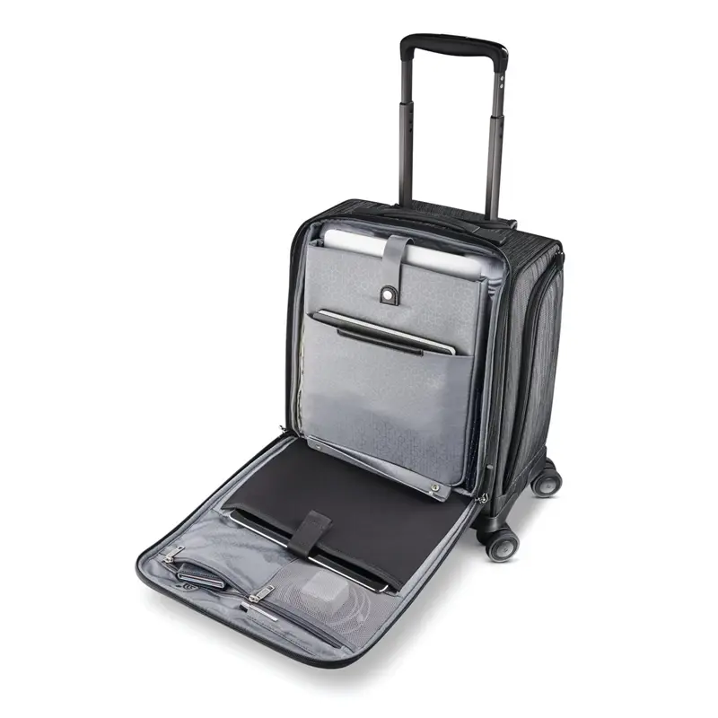 Black/Silver SXK Spinner Underseater Softside Luggage | 6897-LYVCD - SAMSONITE OUTLET