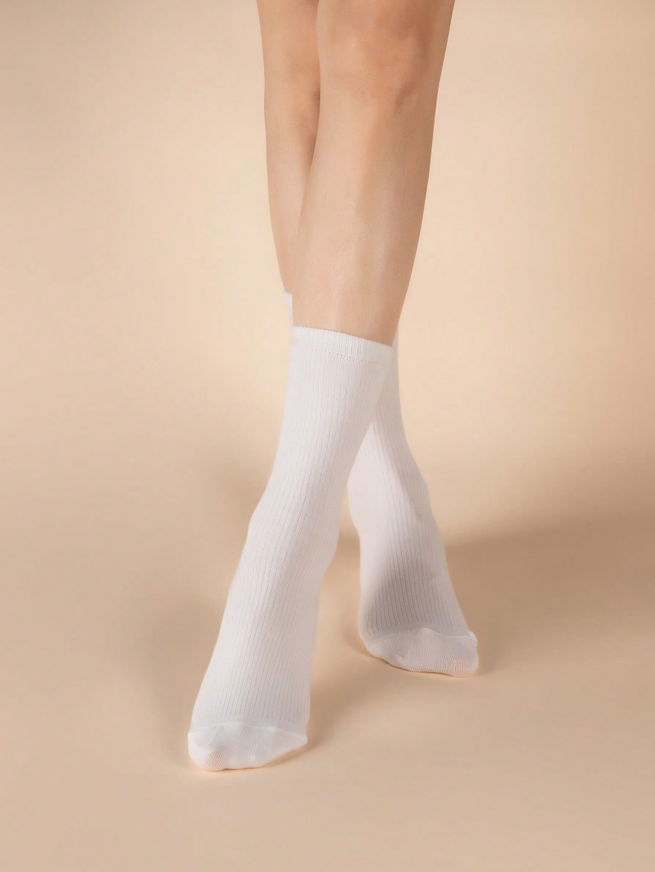 Chaussettes montantes unies