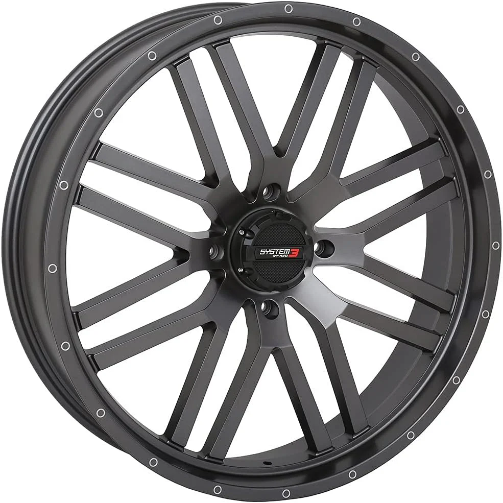 System 3 ST-3 Gunmetal UTV Wheels 22