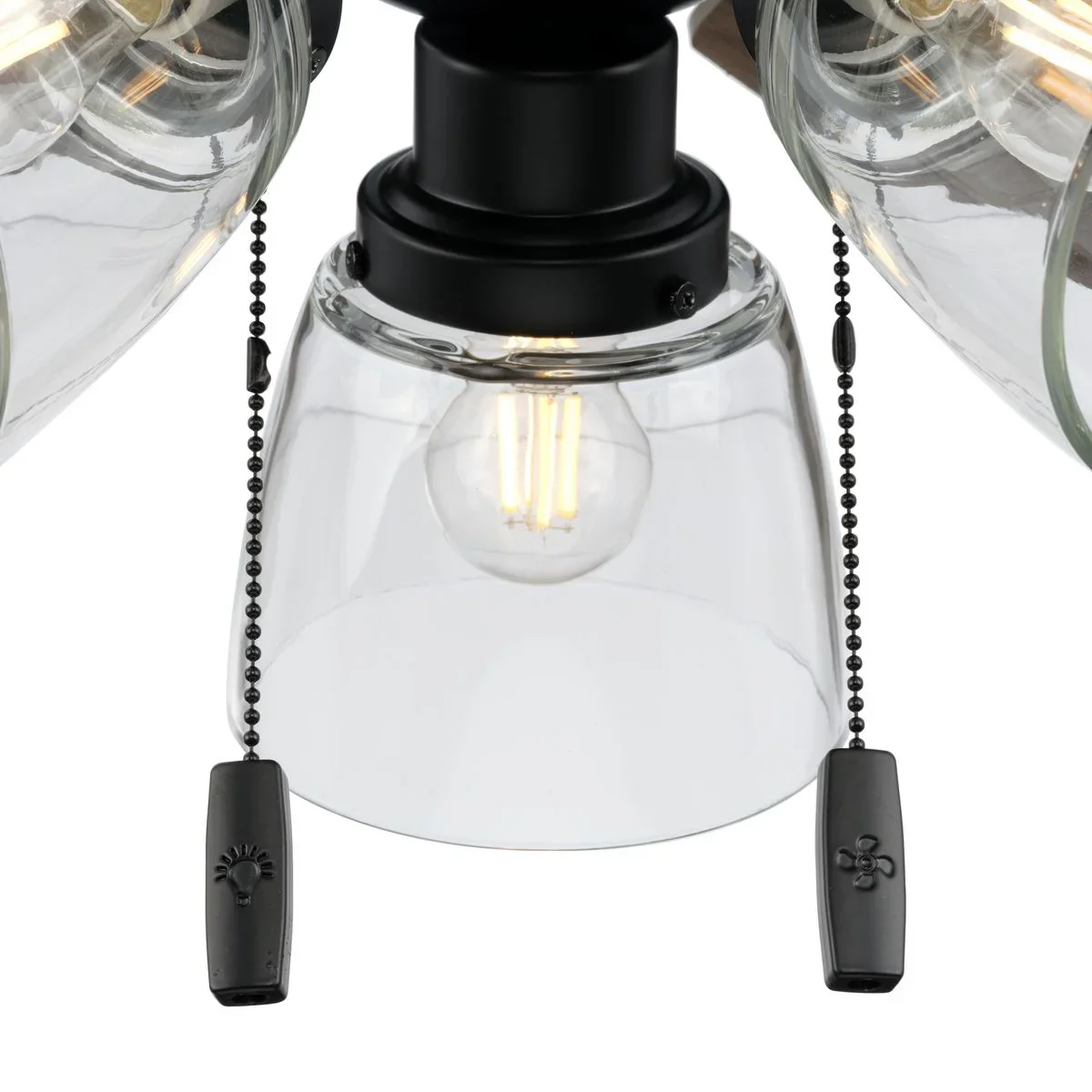 Better Homes & Gardens 52 Bronze Transitional Ceiling Fan, 5 Reversible Blades, 3 LED Bulbs Included