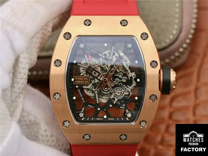 Richard Mille RM035 Americas KV Factory Rubber Strap