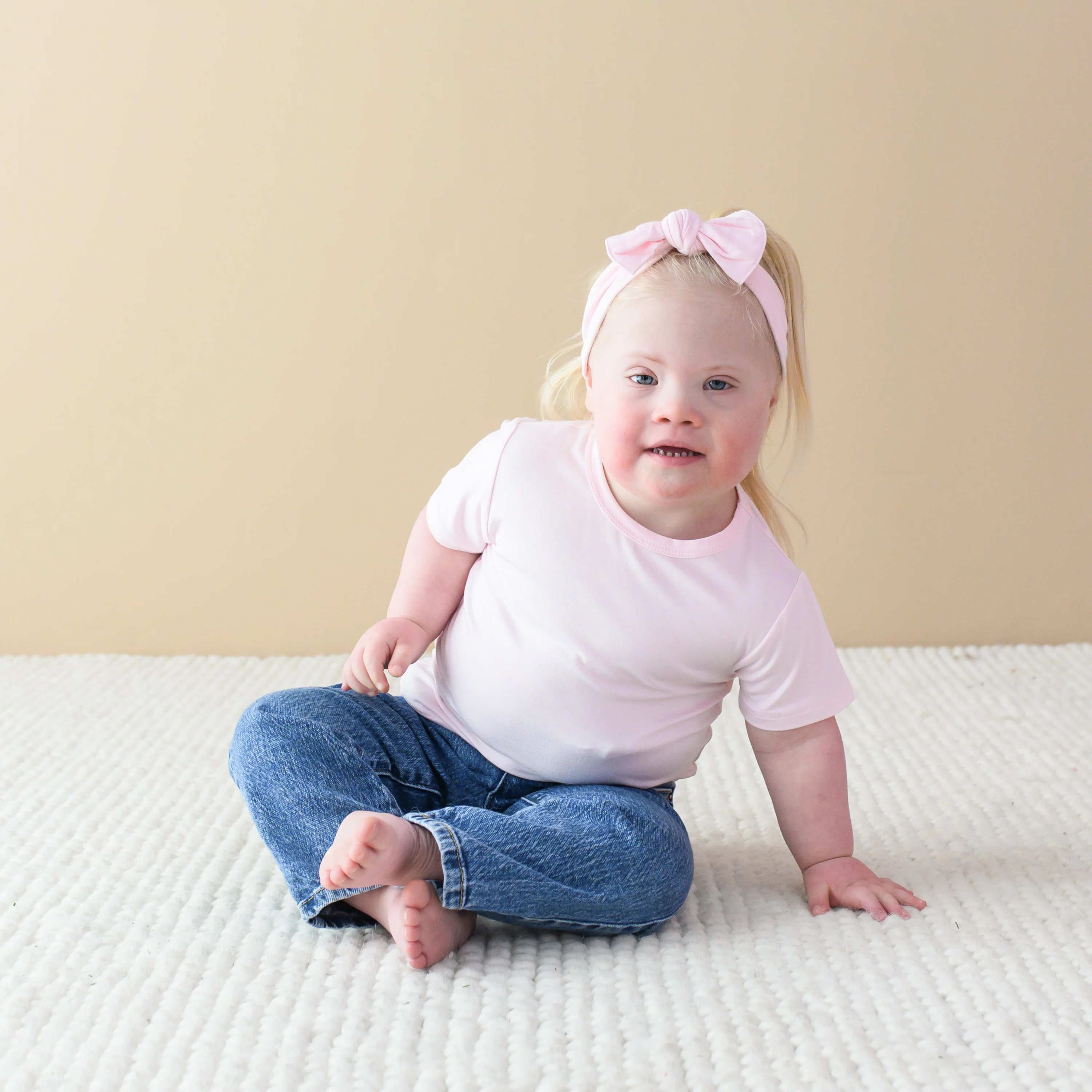 Toddler Basic Tee in Sakura