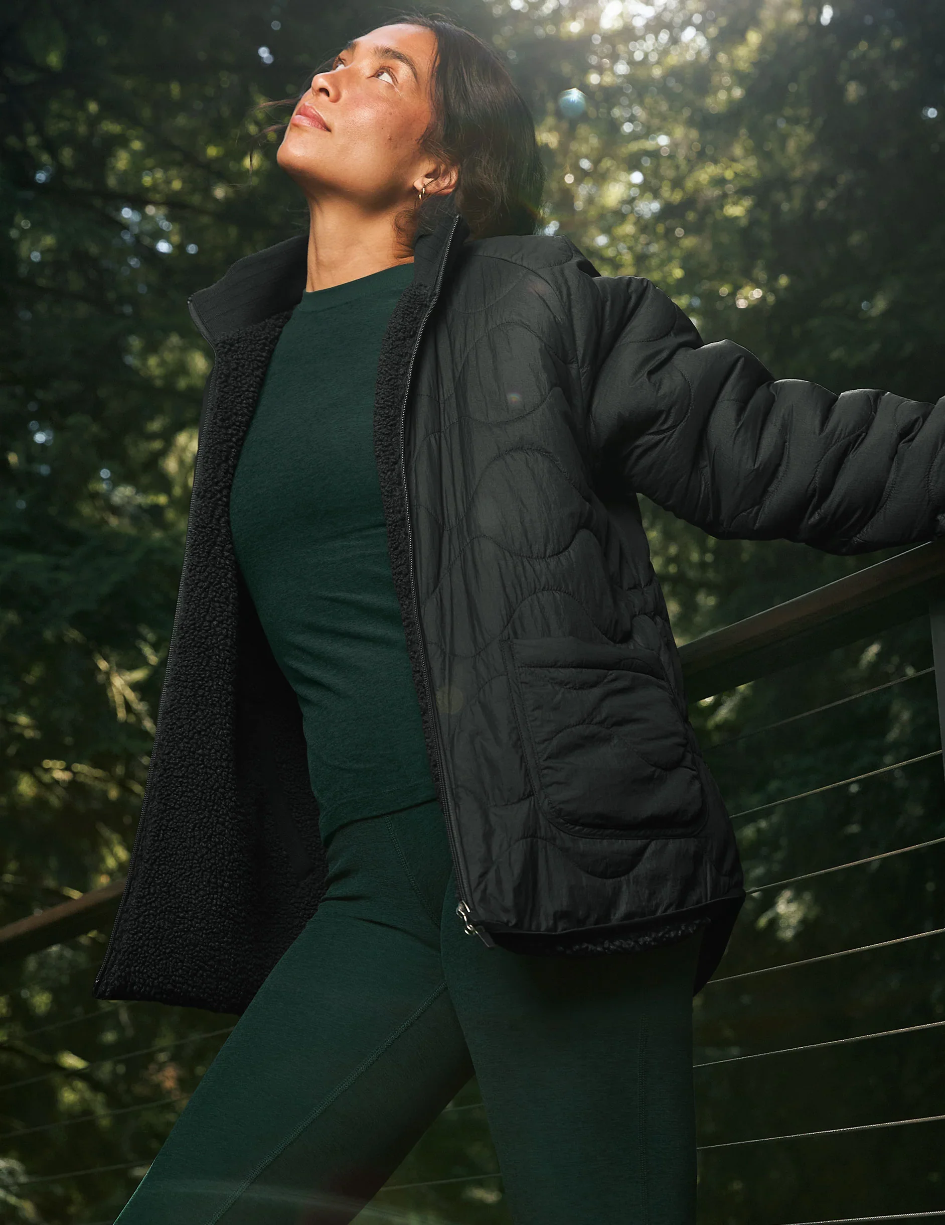 2-Way Quilted Jacket