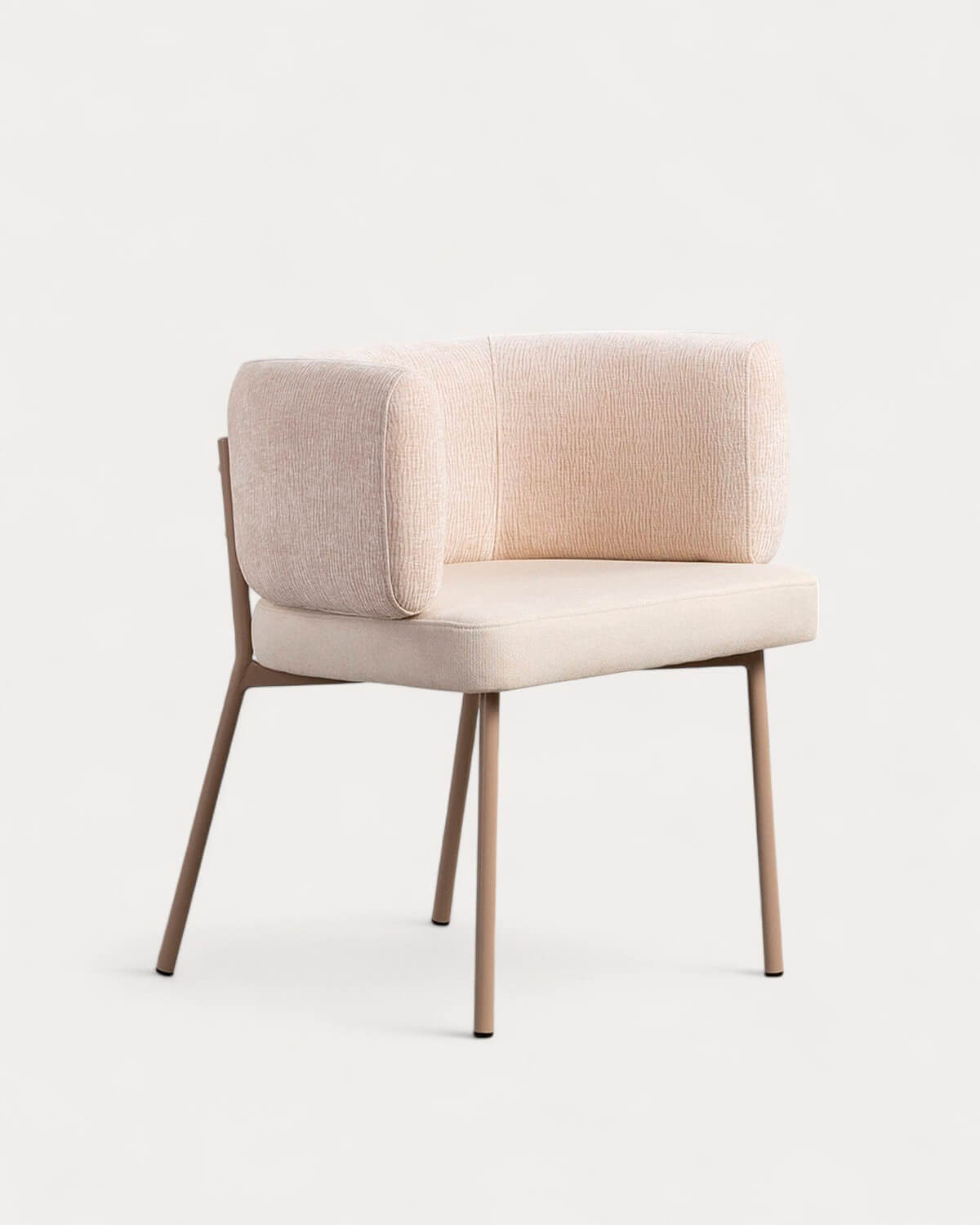 Hades Soft - Silla de Comedor de Tela y Metal Hades Soft