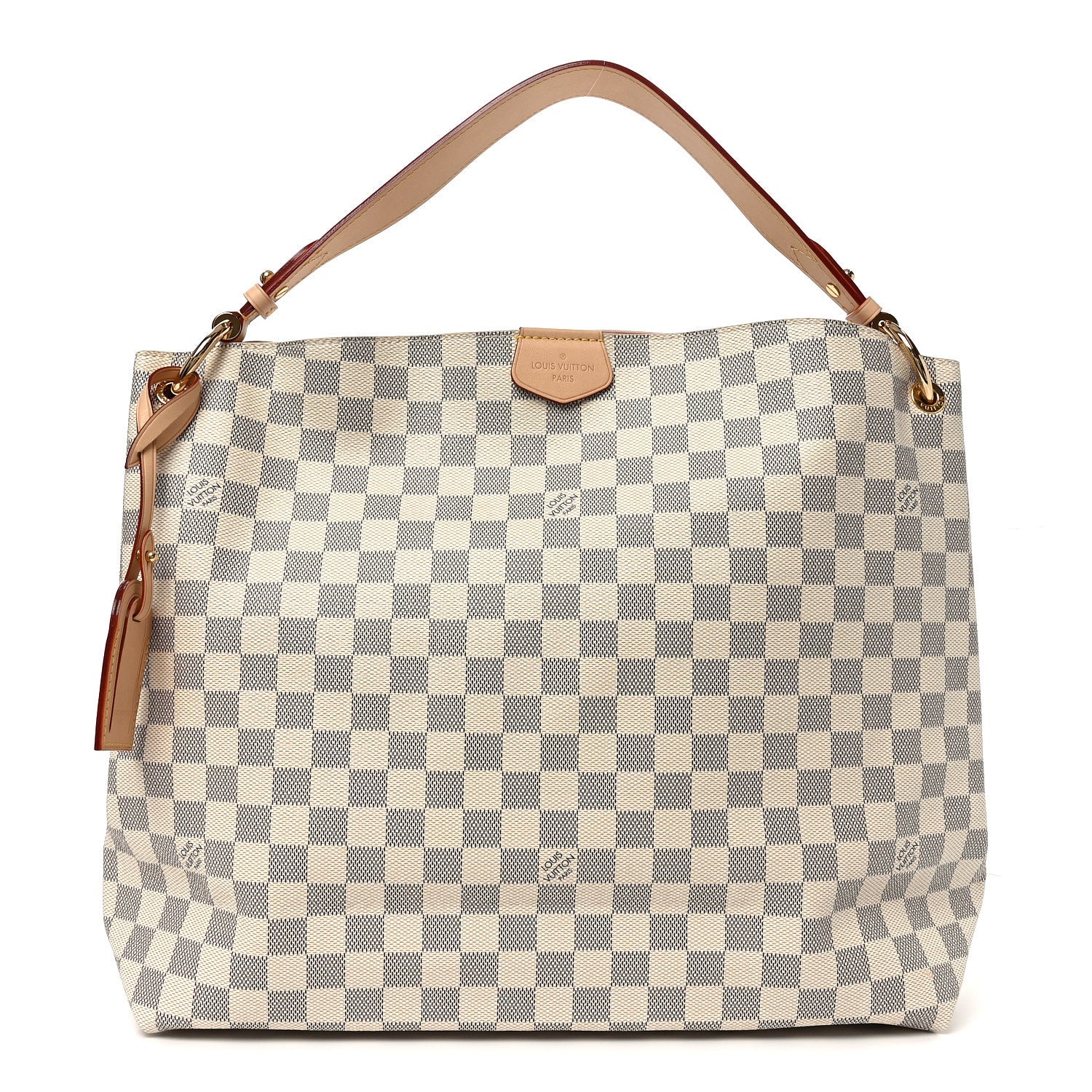 Damier Azur Graceful MM Rose Ballerine