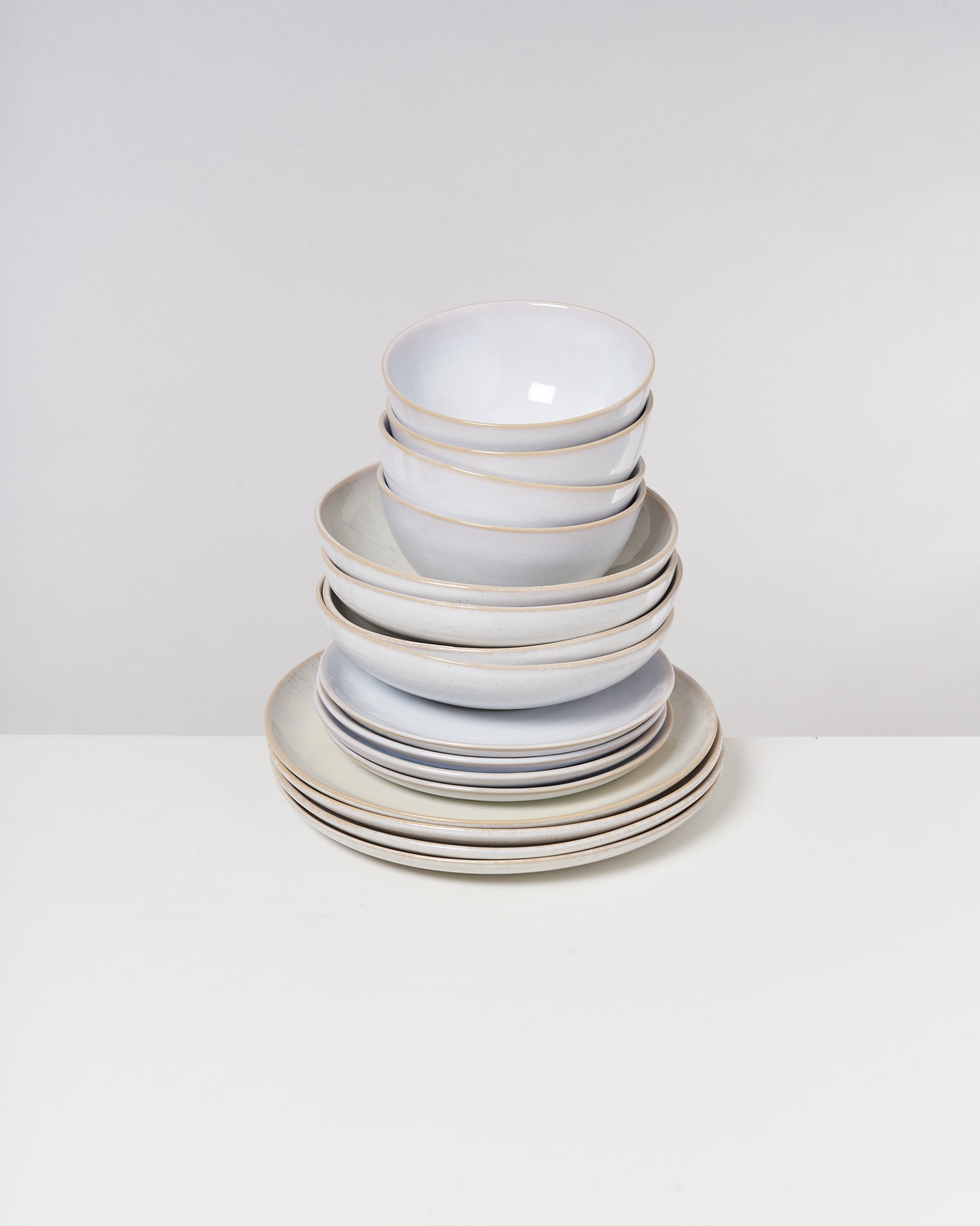 TABLEWARE SET CLASSIC SOFT SAND SAND WHITE 16 PIECES
