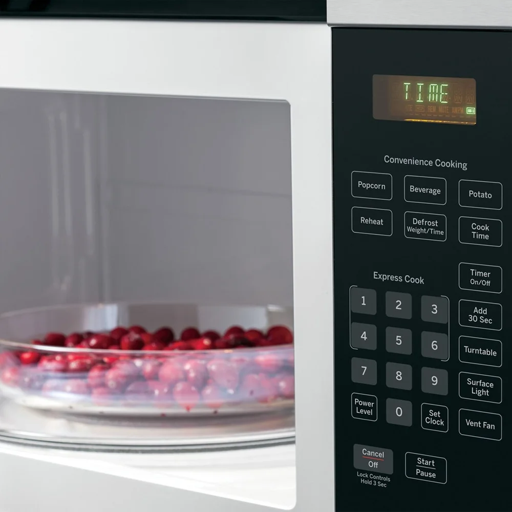 General Electric GE 1.6 Cu. Ft. Over - the - Range Microwave Oven Stainless Steel, JVM3160RFSS