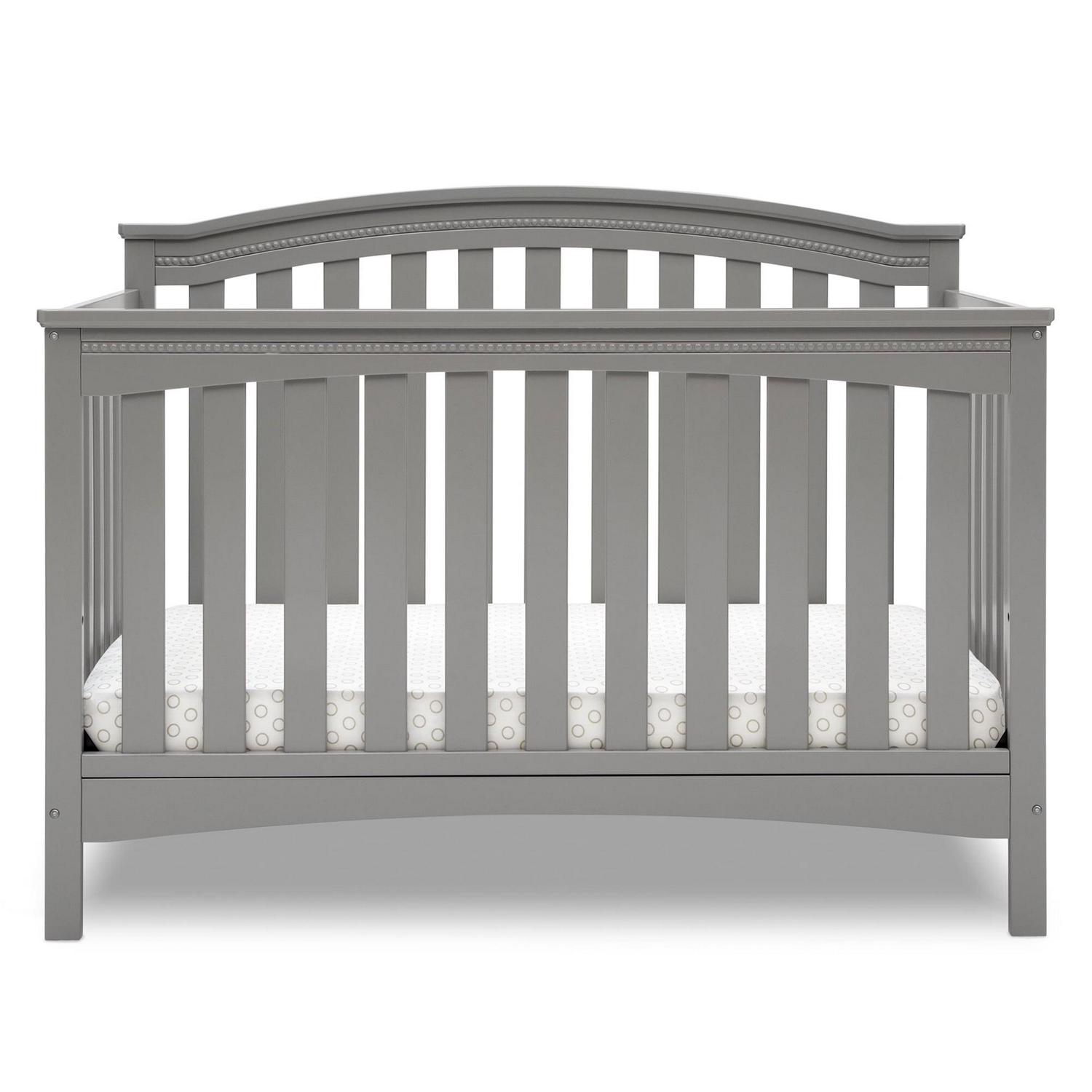 Waverly 6-in-1 Convertible Baby Crib. Grey