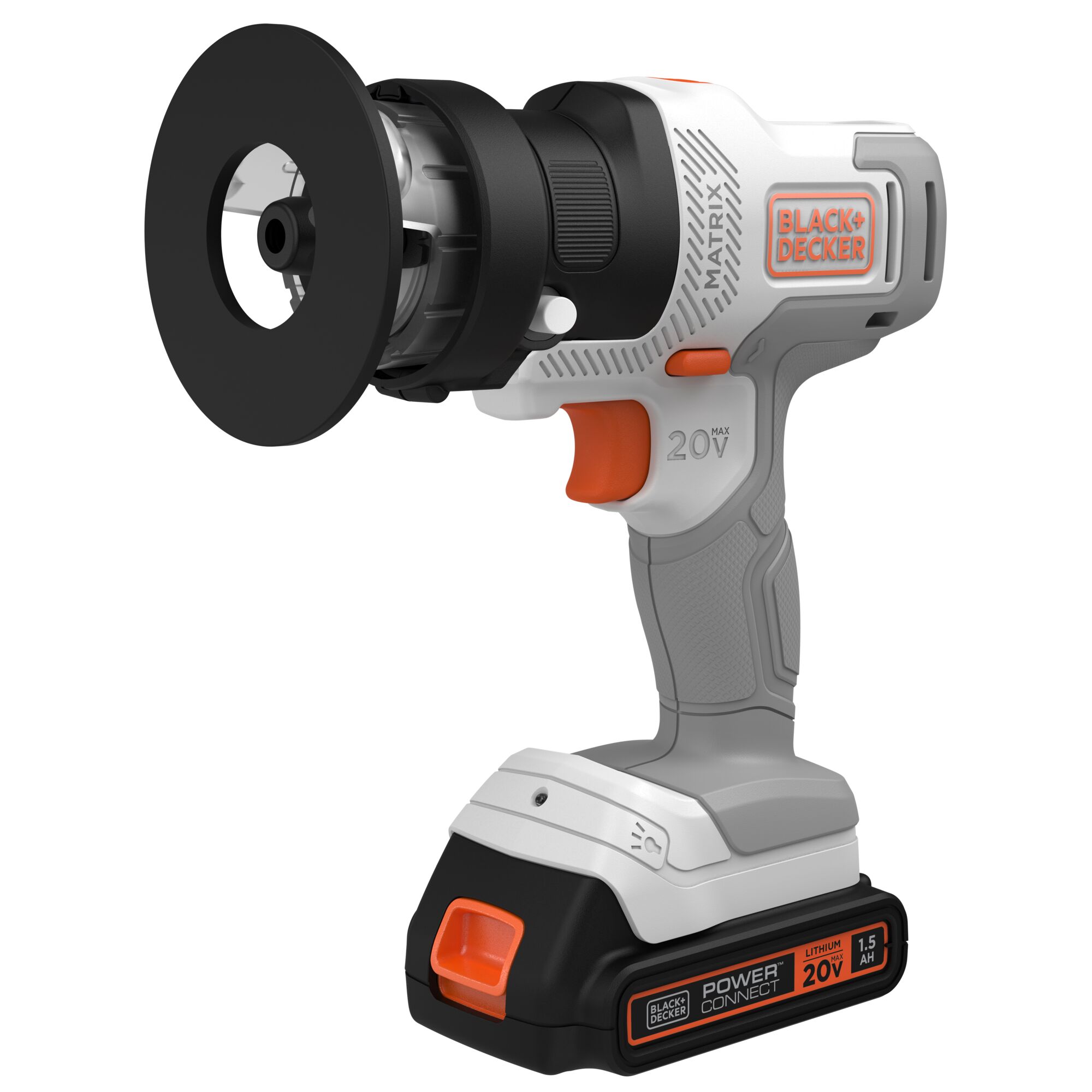 20V MAX* Matrix Cordless Combo Kit, 6-Tool, White And Orange, (BDCDMT1206KITWC) - Image 9