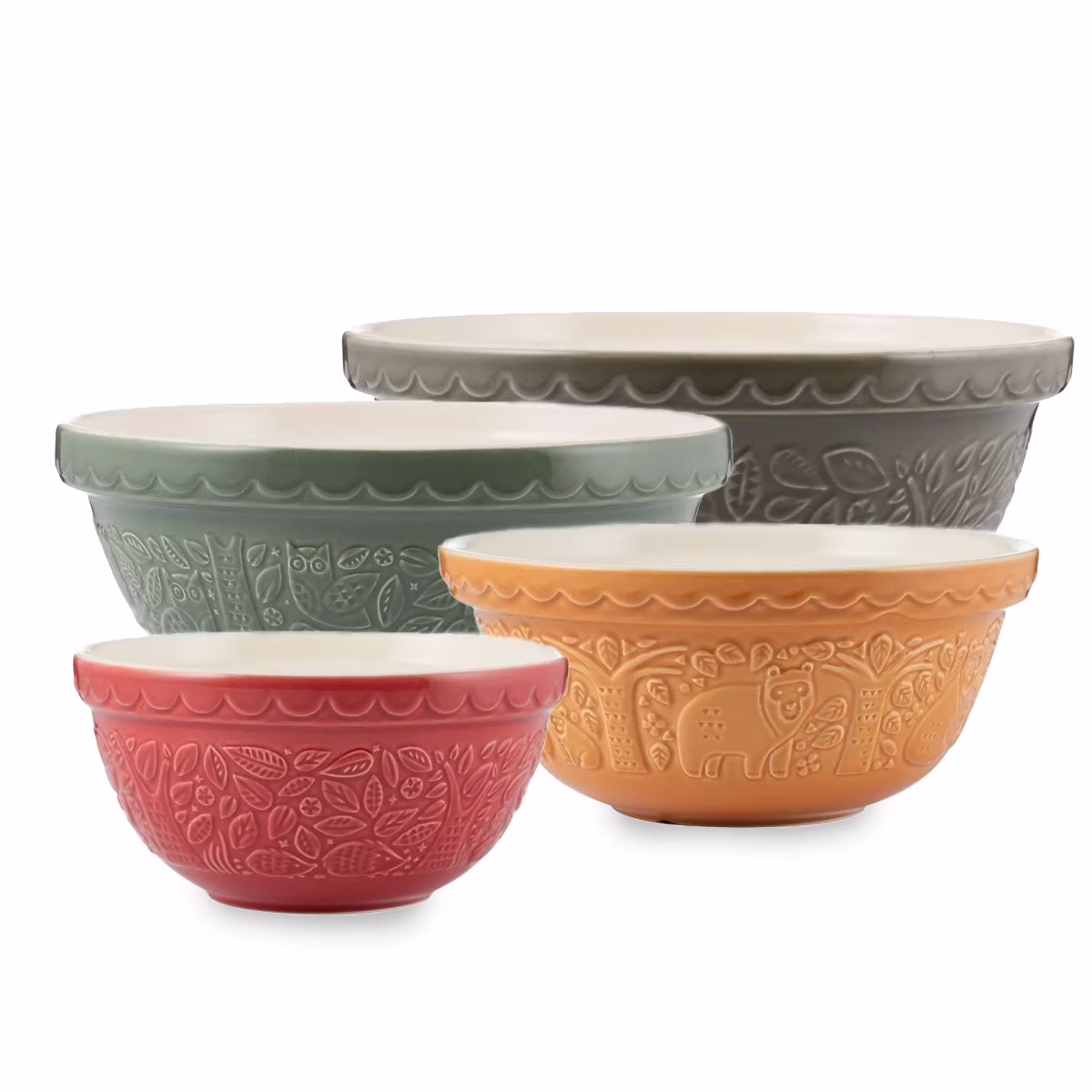 Mason Cash in the Forest Mixing Bowls | Set of 4