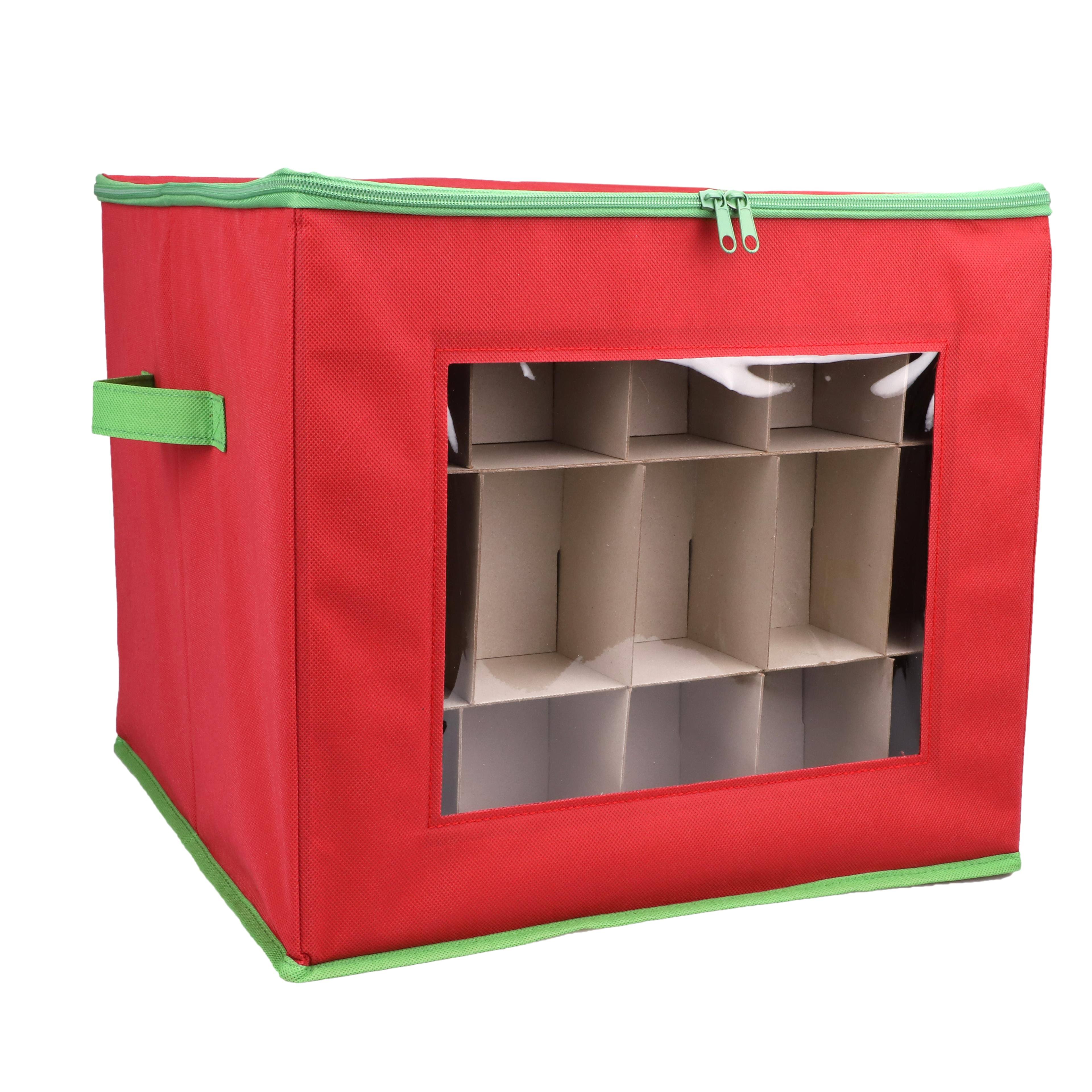Simply Tidy Ornament Soft Storage Set - Red - One Size - Each