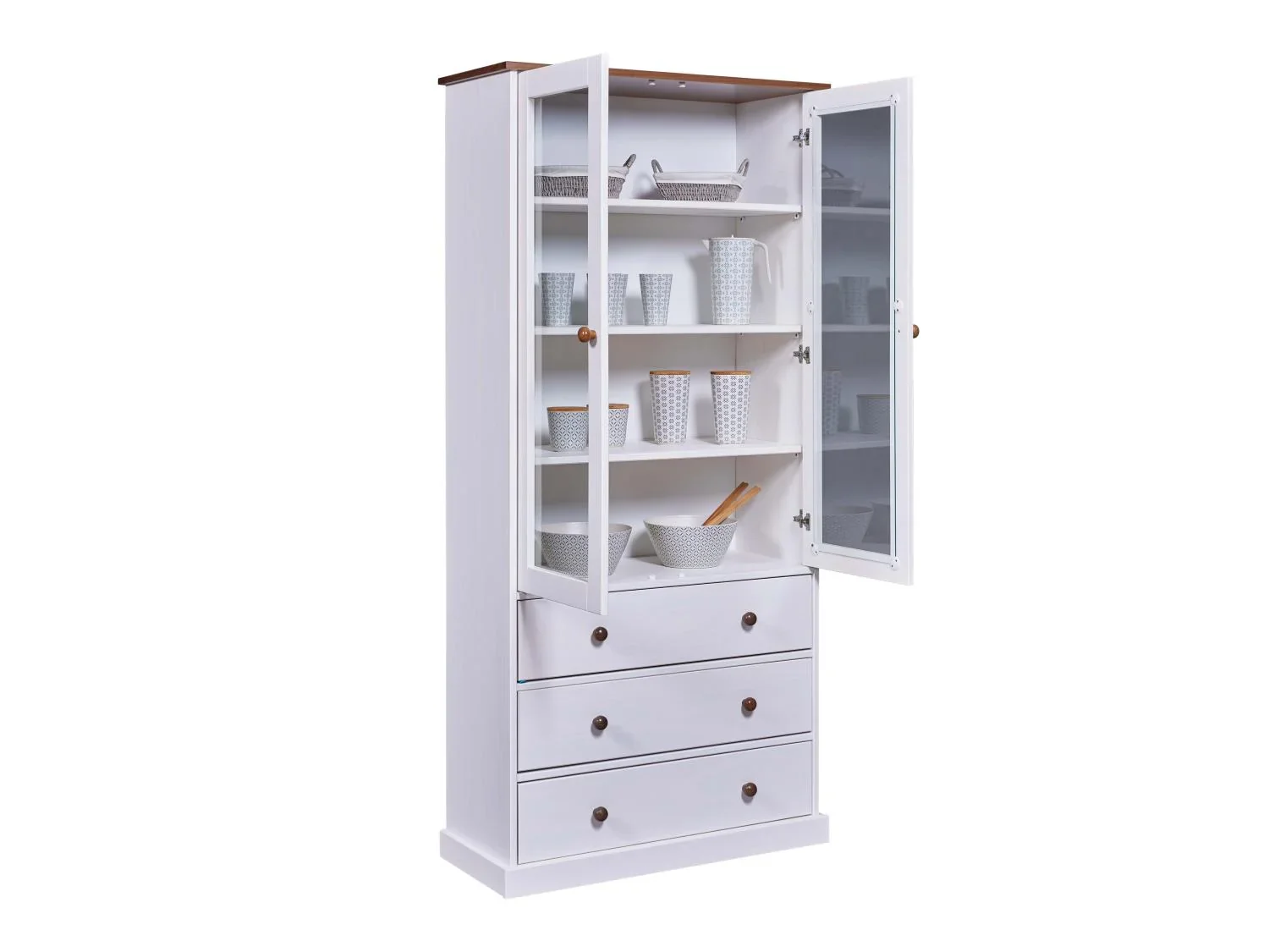 Inter Link Vitrine buffet Westerland , 90 x 38,40 x 190 cm