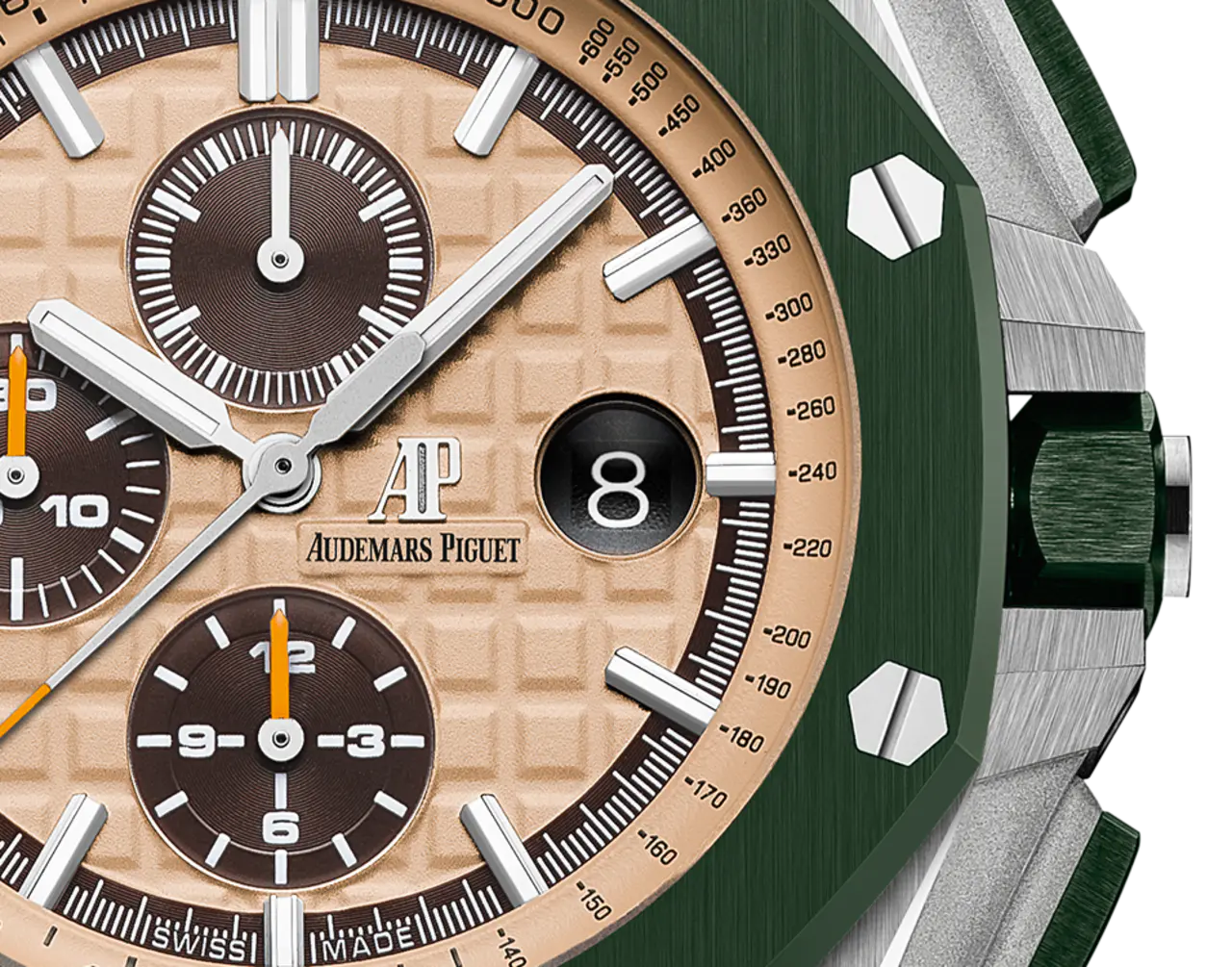 【Super Clone】Audemars Piguet  OFFSHORE Beige Camouflage Dial CHRONOGRAPH 44mm 26400SO.OO.A054CA.01