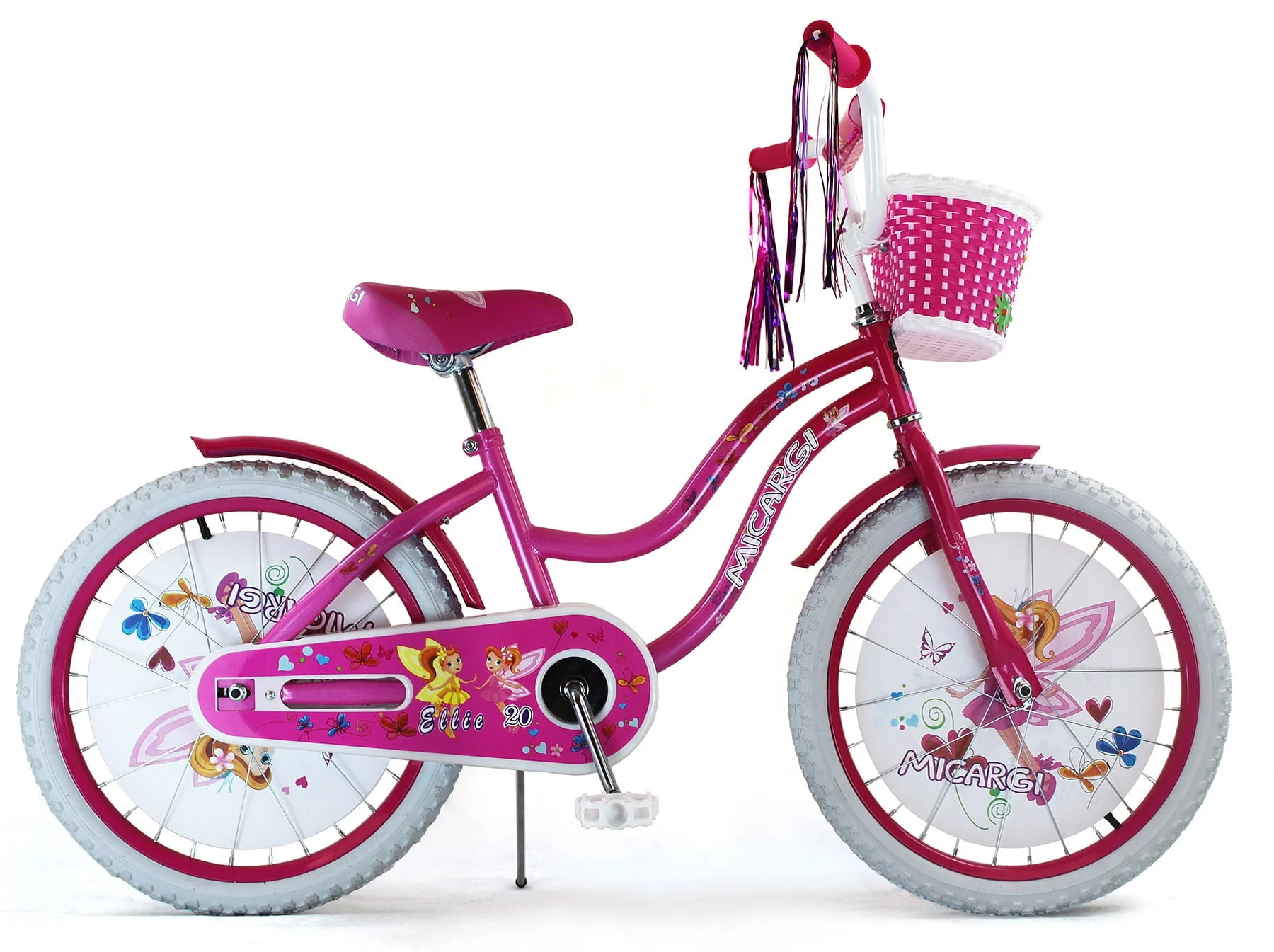 ELLIE G 20 HPK PK 20 in Girls Bicycle, Hot Pink and Pink Image 2