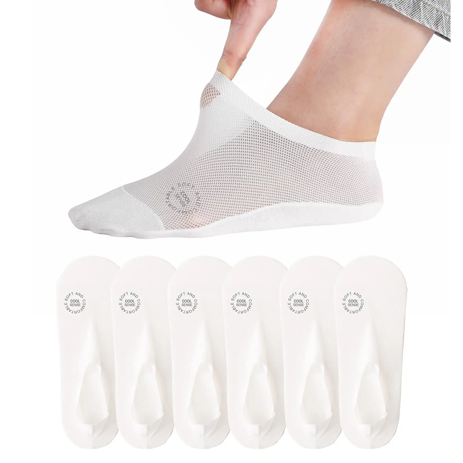 🔥 Last Day!  30-Pairs Invisible Grip Socks 🧦 — Stay Invisible, Never Slip & Keep Feet Dry All Day (Limited Time Deal)