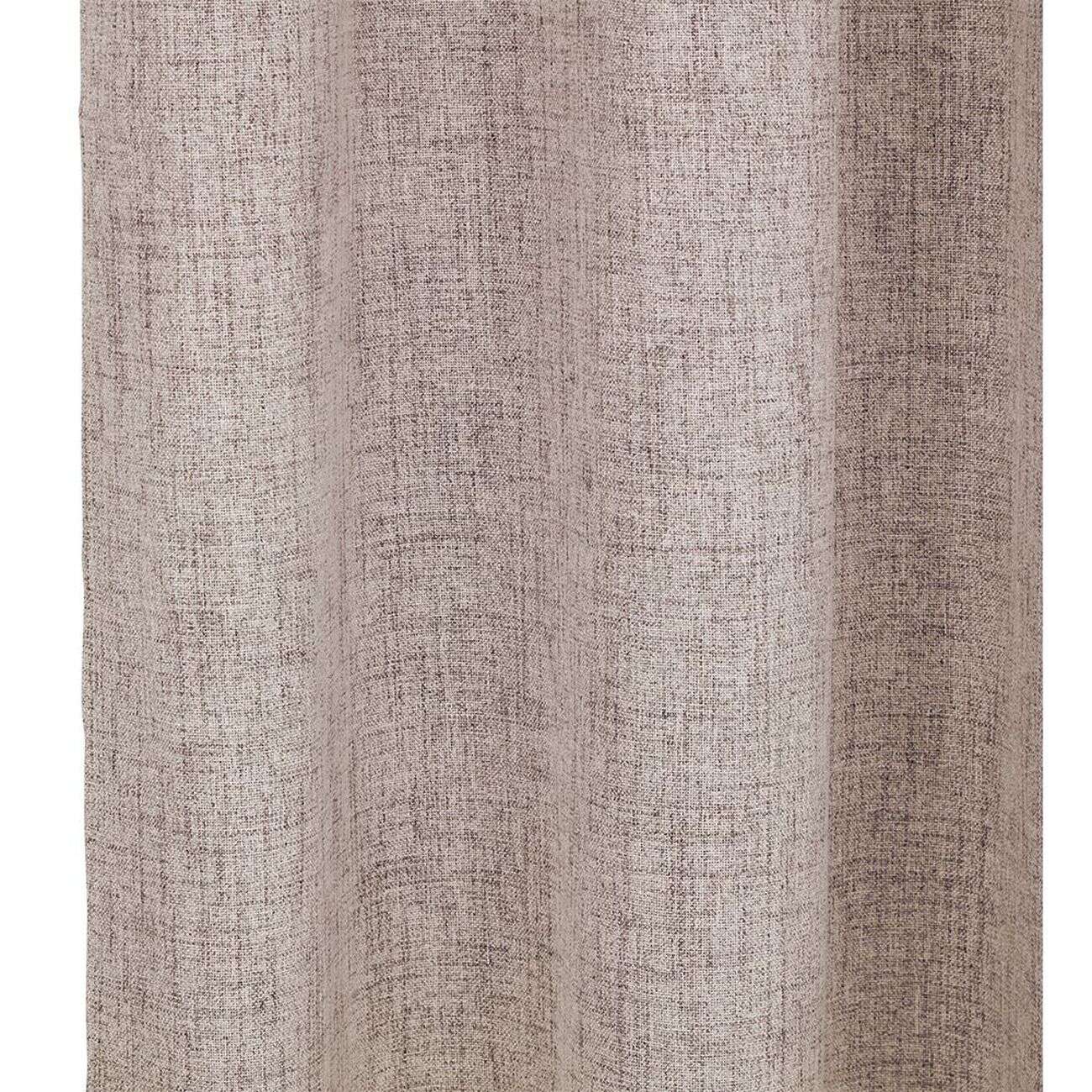 Rideau occultant effet chiné beige 140x240cm