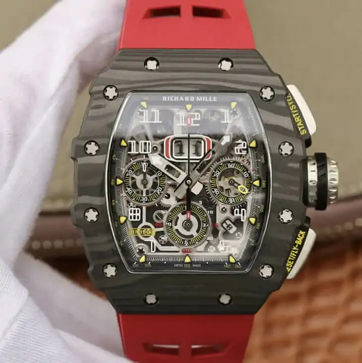 Richard Mille RM11-03 KV Factory Rubber Strap