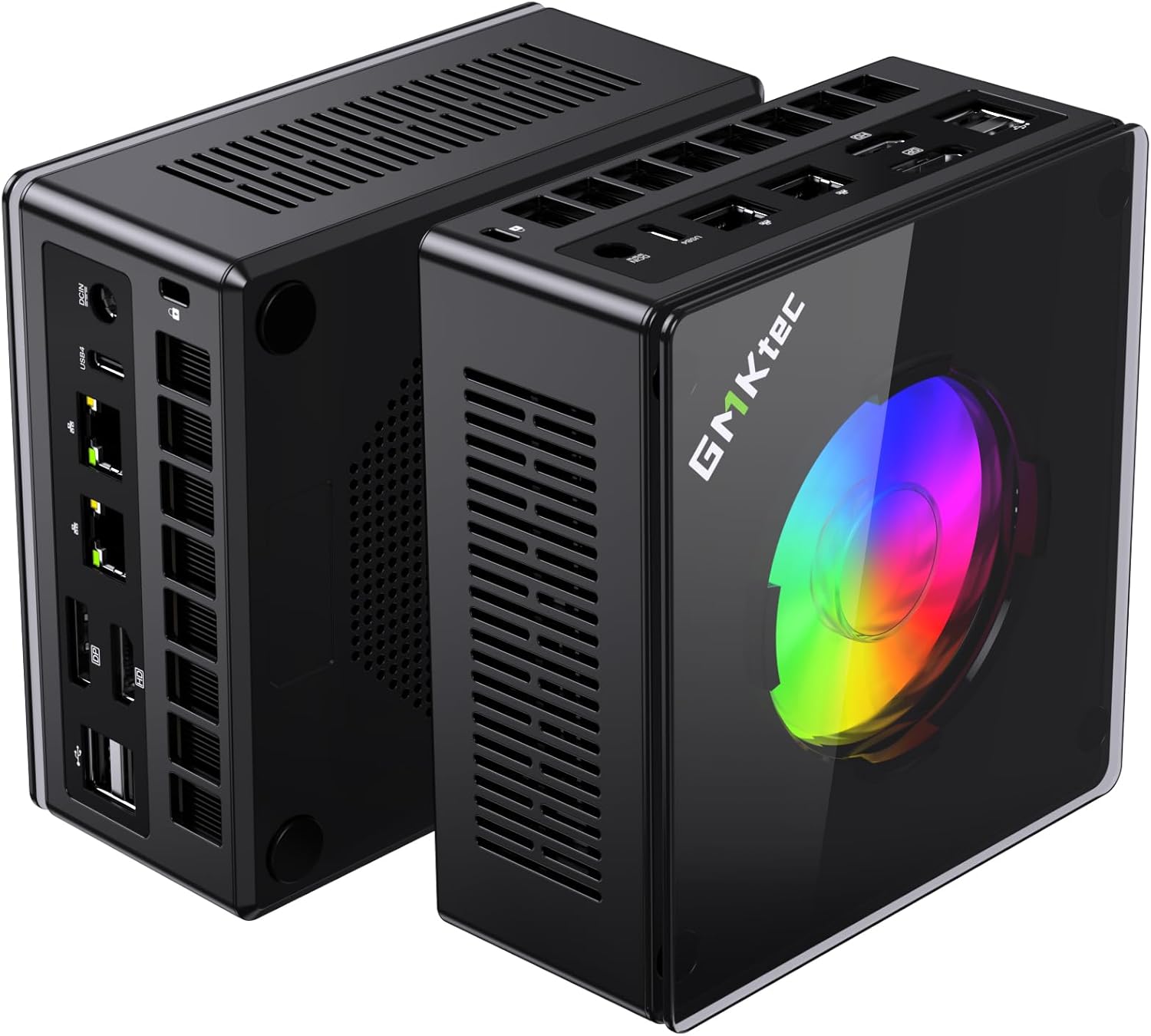 GMKtec Gaming PC  K11 AMD Ryzen 9 8945HS(8C/16T  Up to 5.2GHz)  32GB DDR5 RAM 1TB Mini PC Desktop Computer  Oculink  Dual NIC 2.5GbE LAN  HDMI/DisplayPort/USB4*2