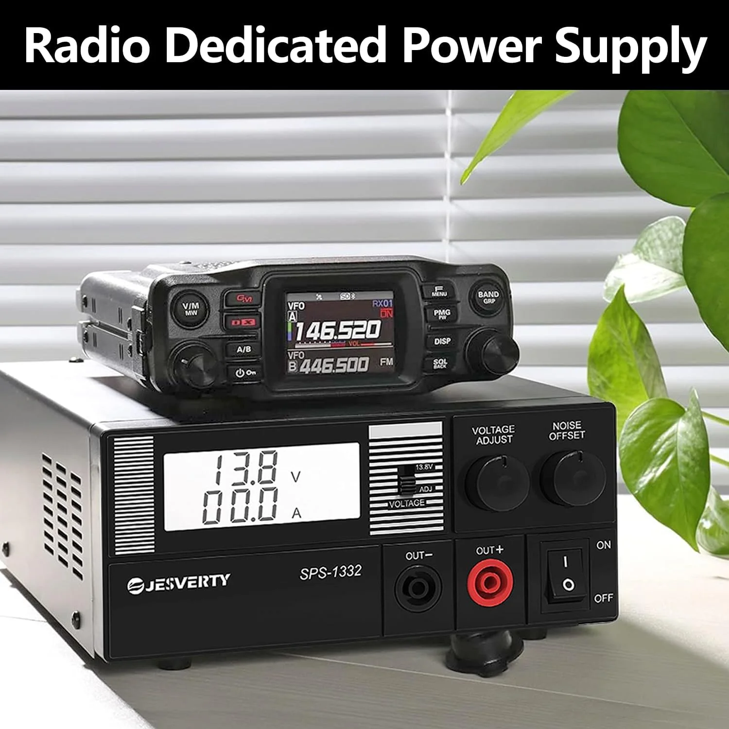 Universal Compact Bench Power Supply- 30 Amp Regulated Home Lab Benchtop AC-to-DC Converter 13.8 Volt/9-15Volt, Cooling Fan, Screw Type Terminals SPS-1332(1332(5-19V 30A)) - Image 7