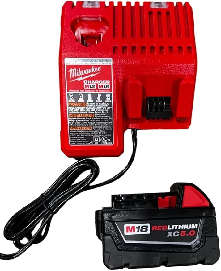 M18 2848-20 Inflator Kit with 48-11-1850 5.0 Battery and Charger - Image 3