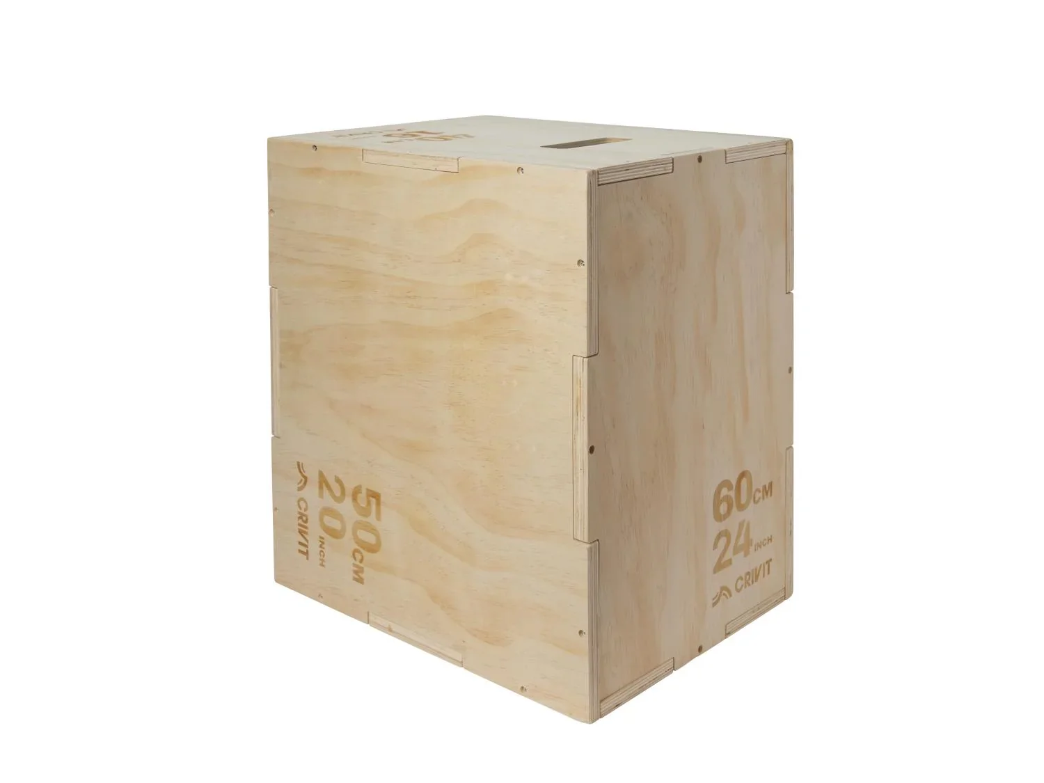 CRIVIT Bote de saut pliomtrique en bois