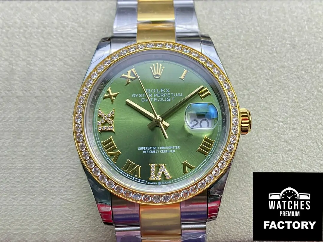 Rolex Datejust M126283RBR-0012 EW Factory Diamond-Set Bezel
