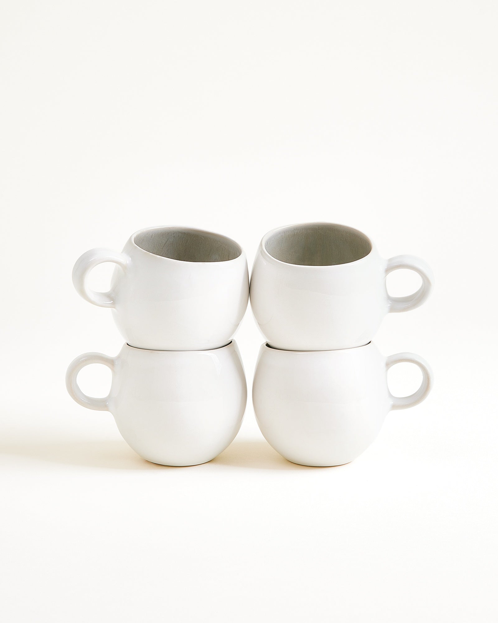 AREIA - SMALL MUG GRAY SET OF 4