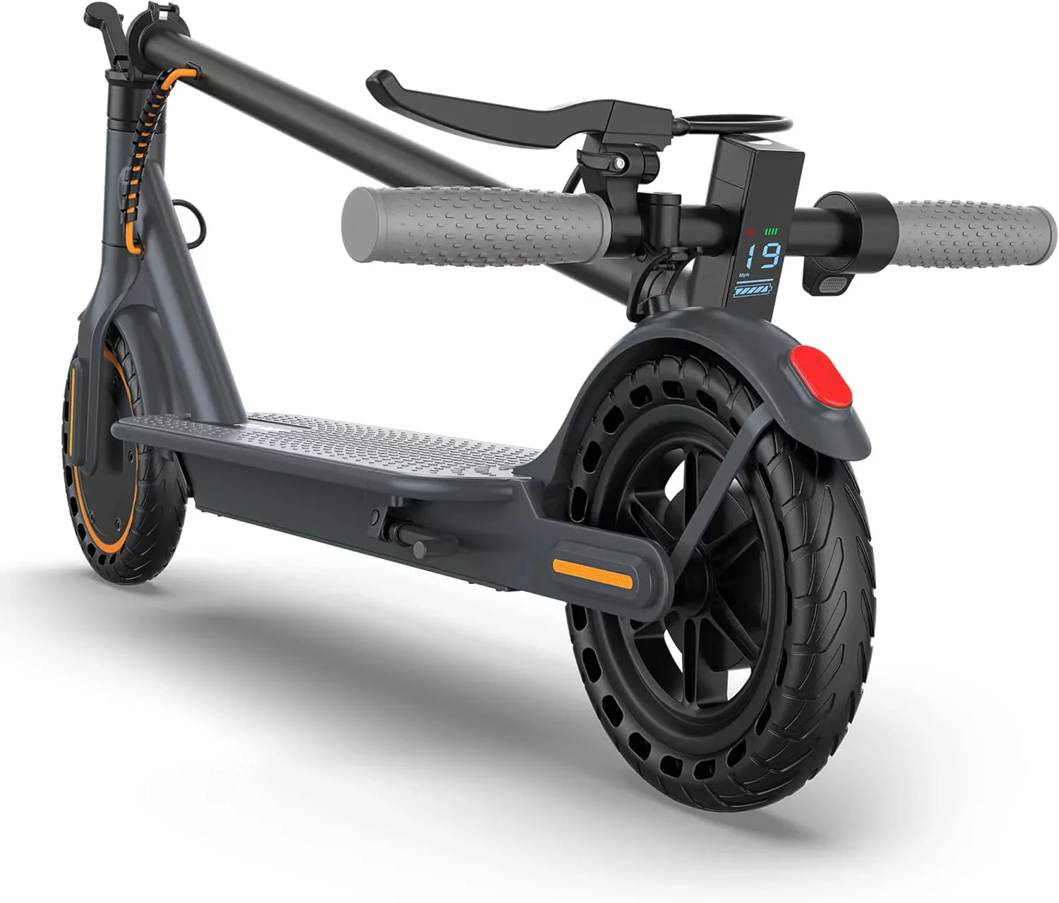 Trottinette électrique Volpam. Moteur électrique puissant. Pneus pleins. Autonomie de 28/21/12 miles.