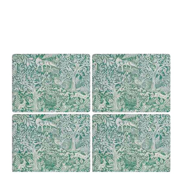 Tapestry bordbrikker 40x30 cm 4 stk sage