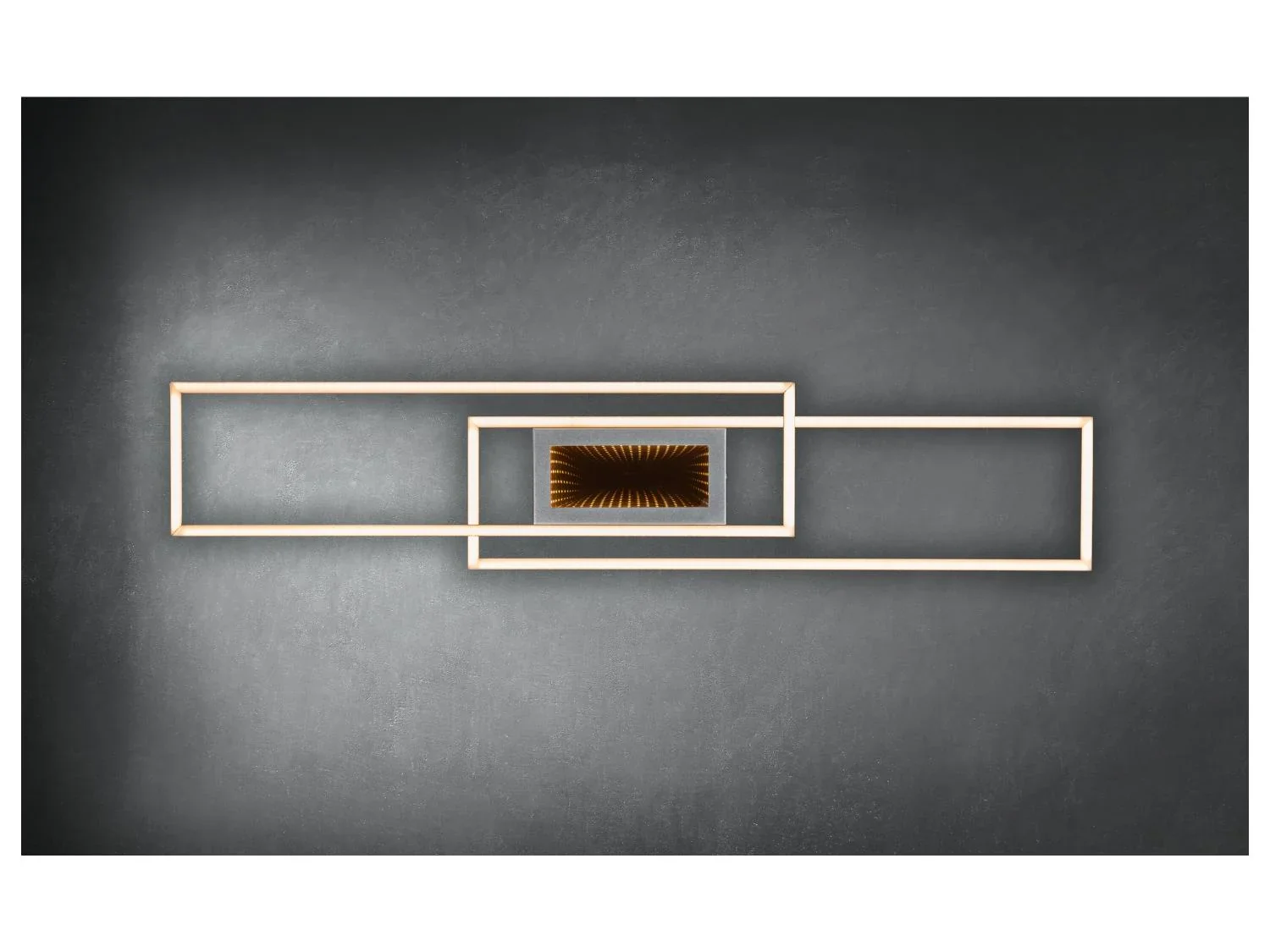 LIVARNO home Plafonnier LED Miroir Infini