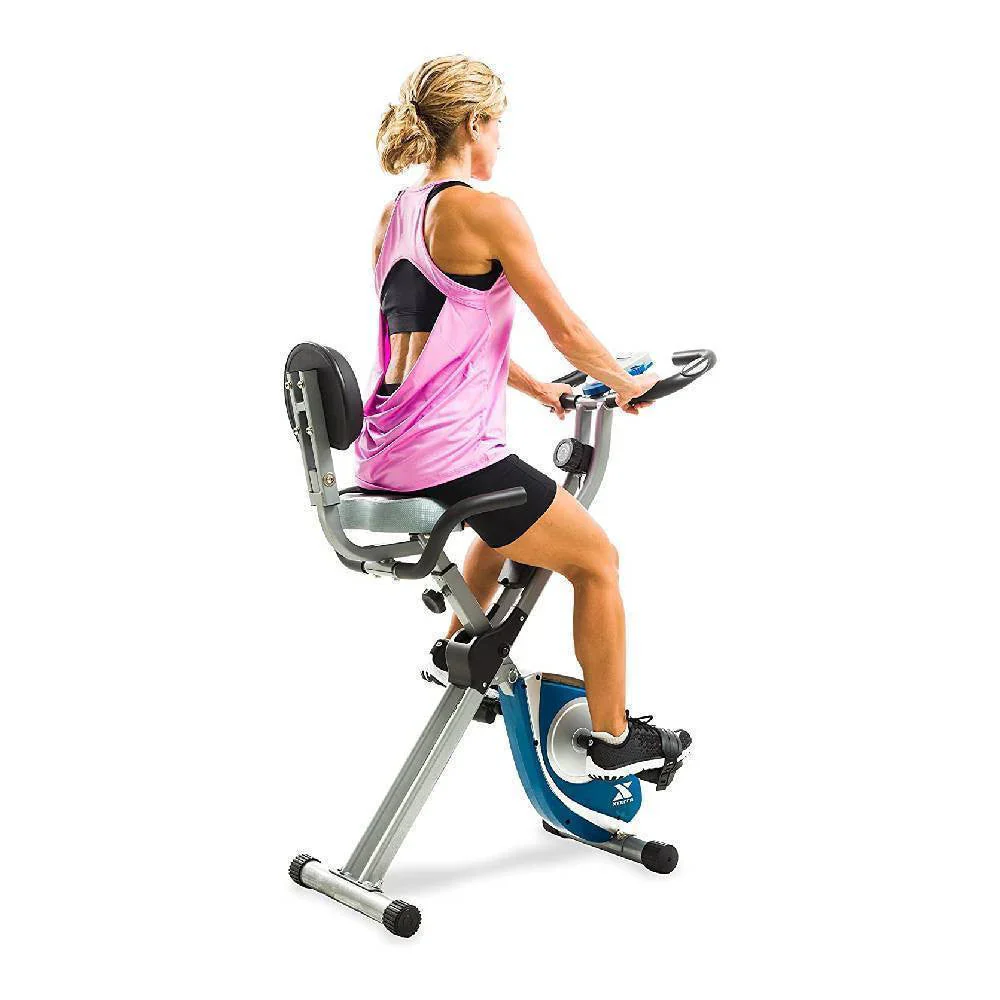 Vélo d'exercice pliable FB350, argent