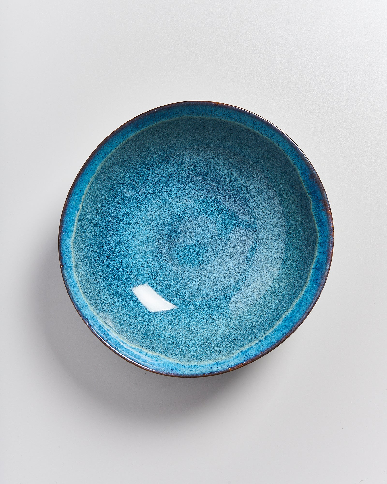 MADEIRA - LARGE SERVING BOWL GREEN-BLUE