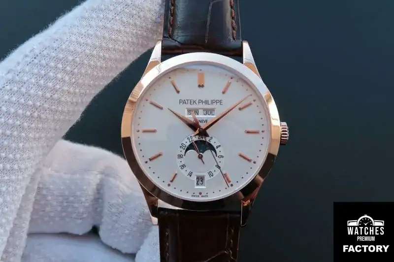 Patek Philippe Complications Annual Calendar 5396G KM Factory 18K Rose Gold White Dial