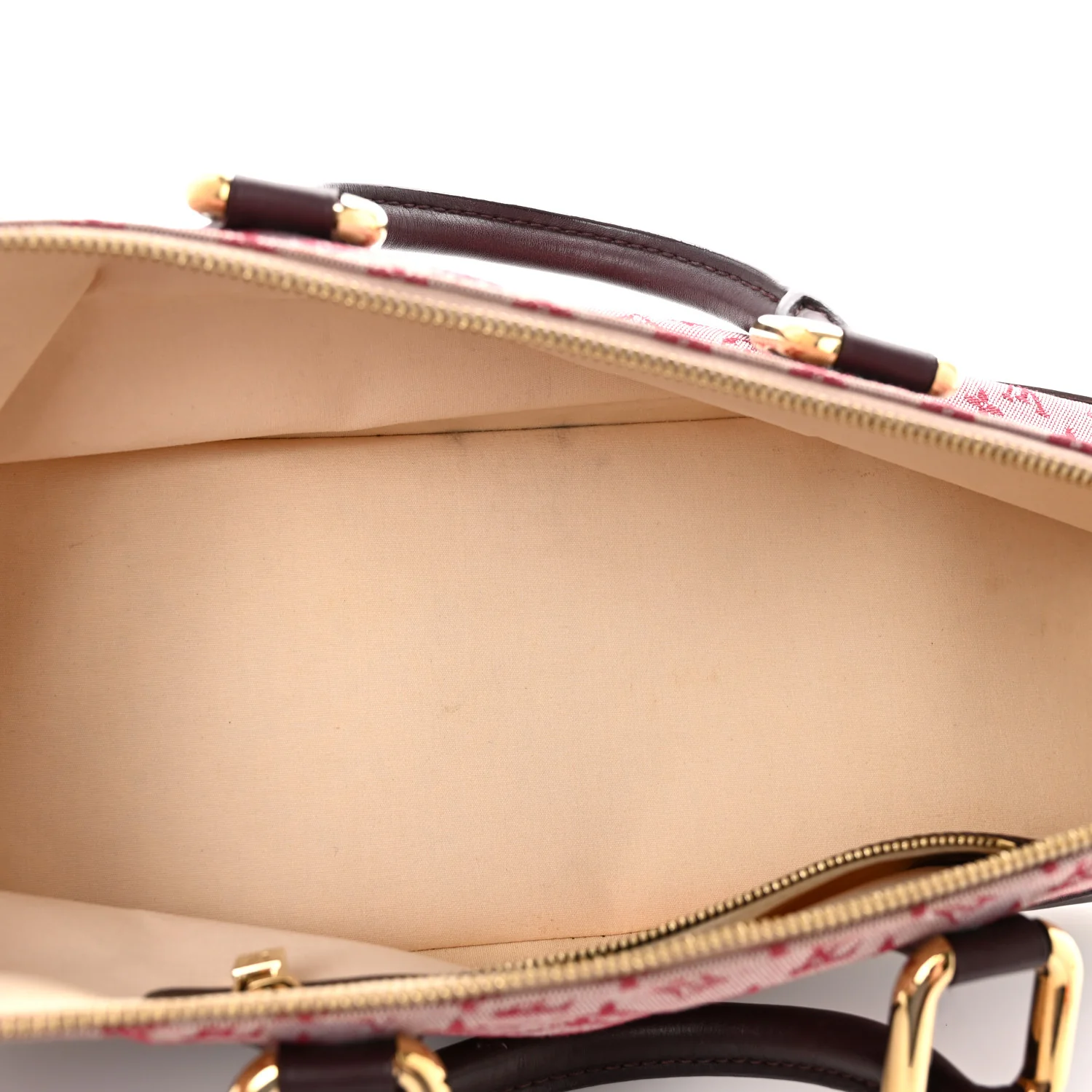 Mini Monogram Alma Long Cherry