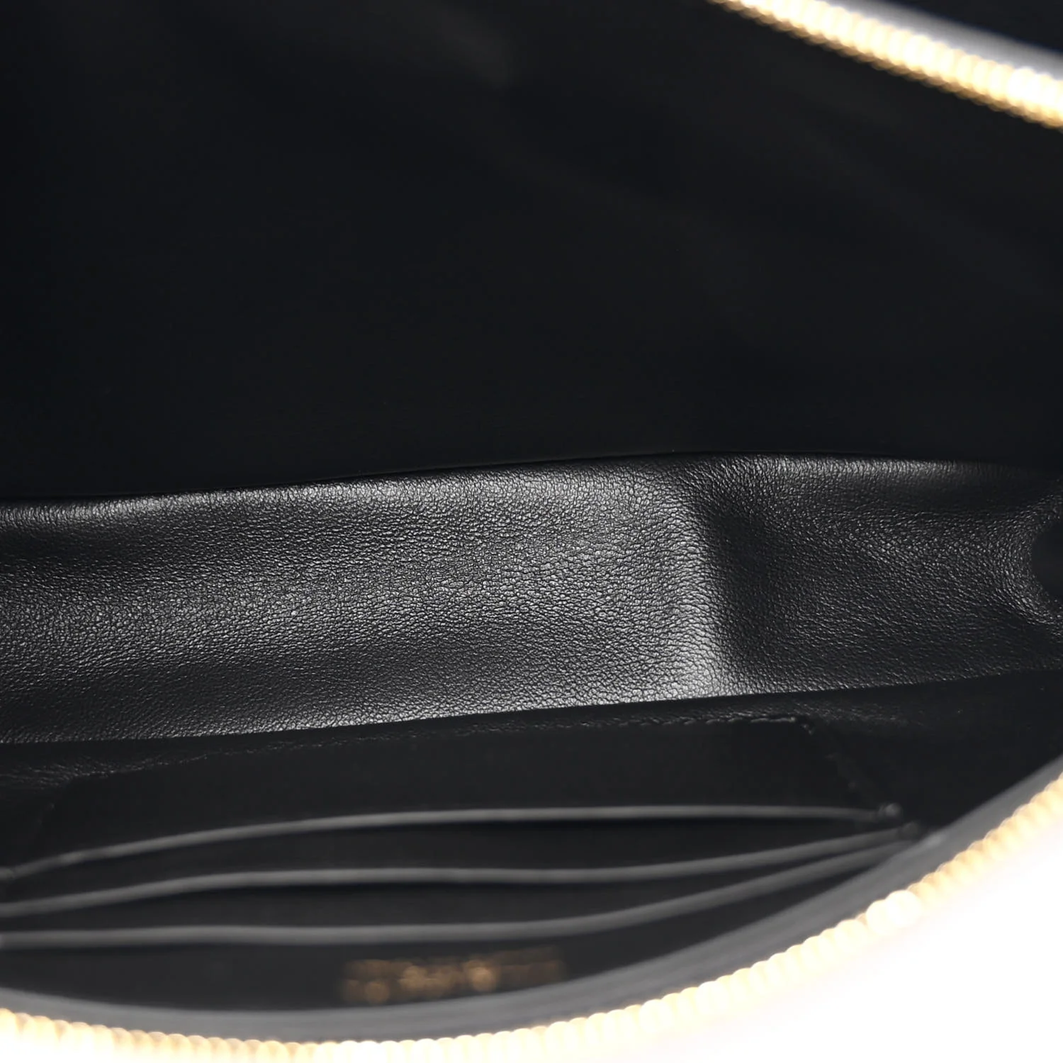 Natural Smooth Calfskin Rodeo Sling Pochette Black