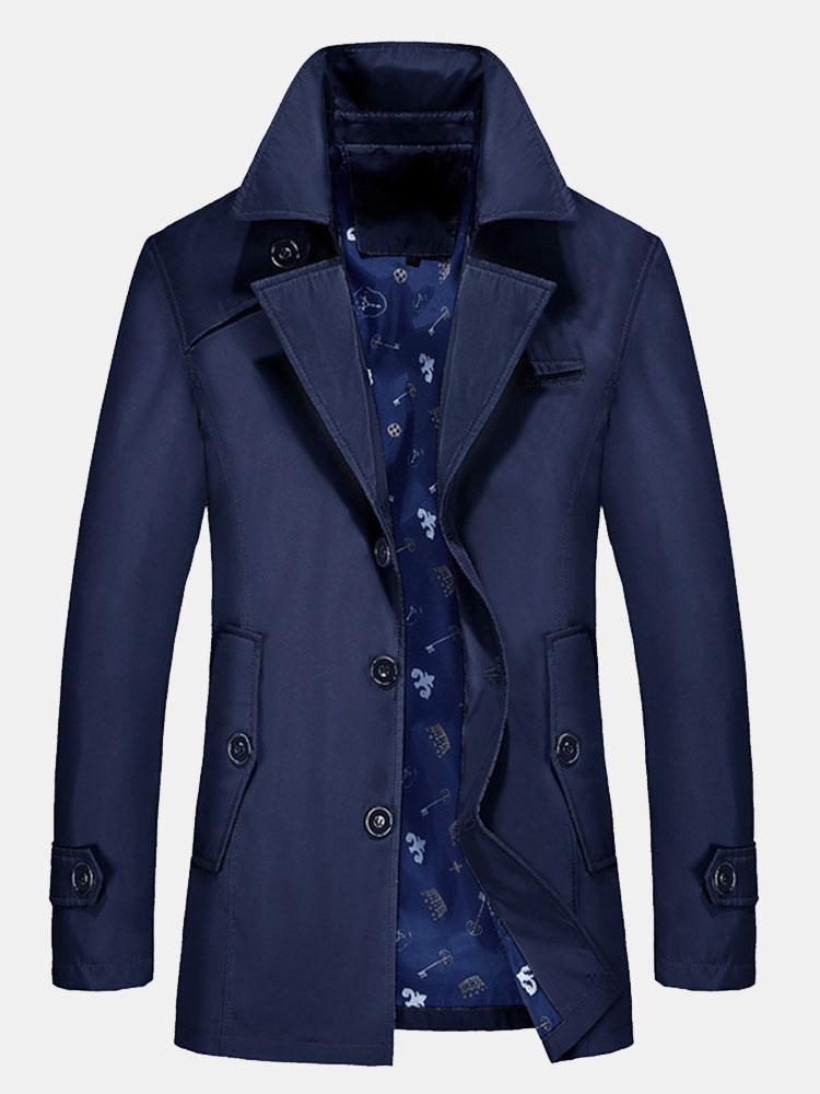 Trench-coat mi-long