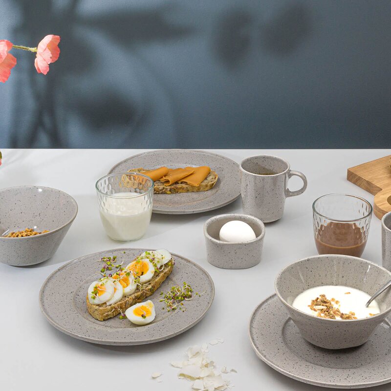 Granite White skål 68 cl lys grå
