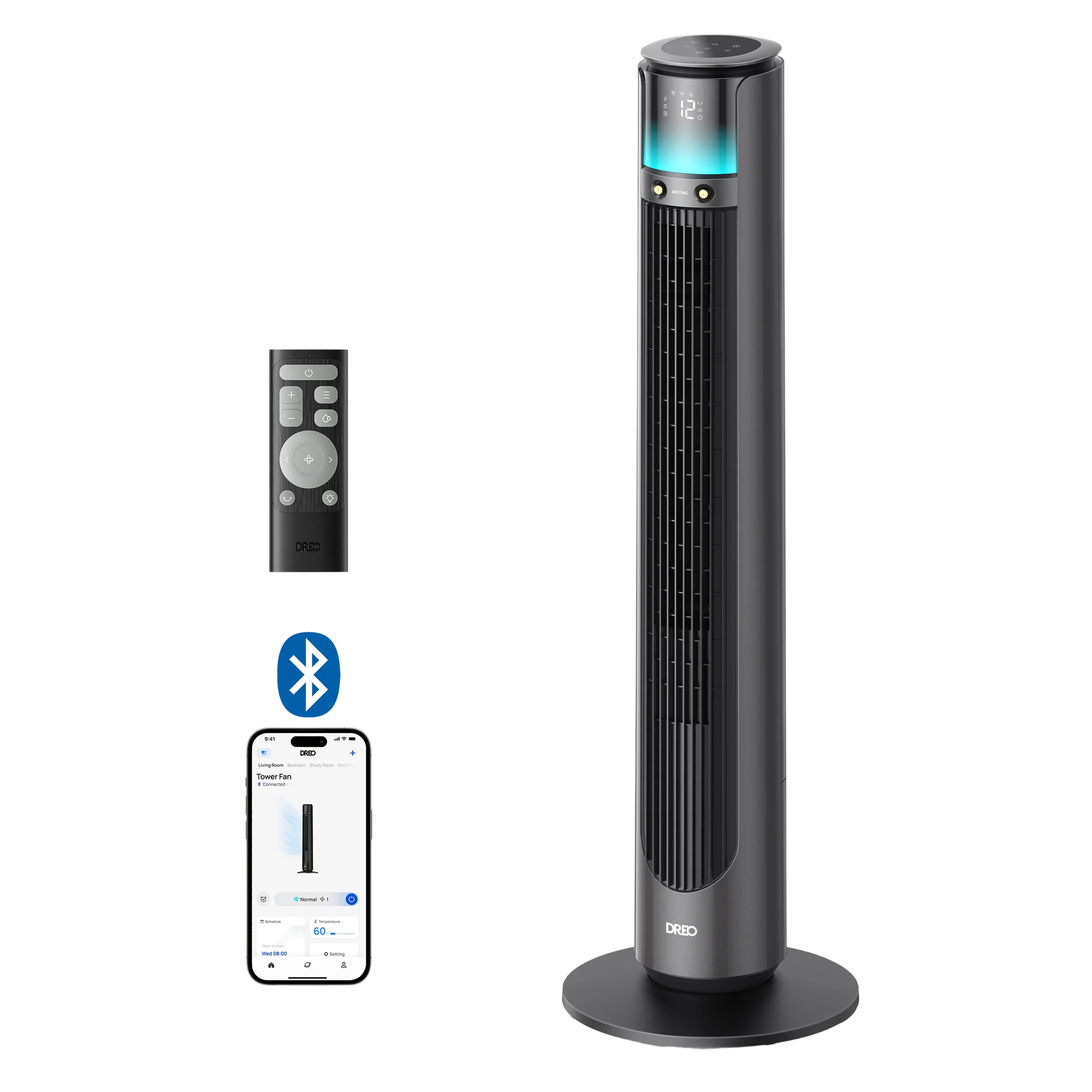 TurboCool Outdoor Misting Fan 711AS