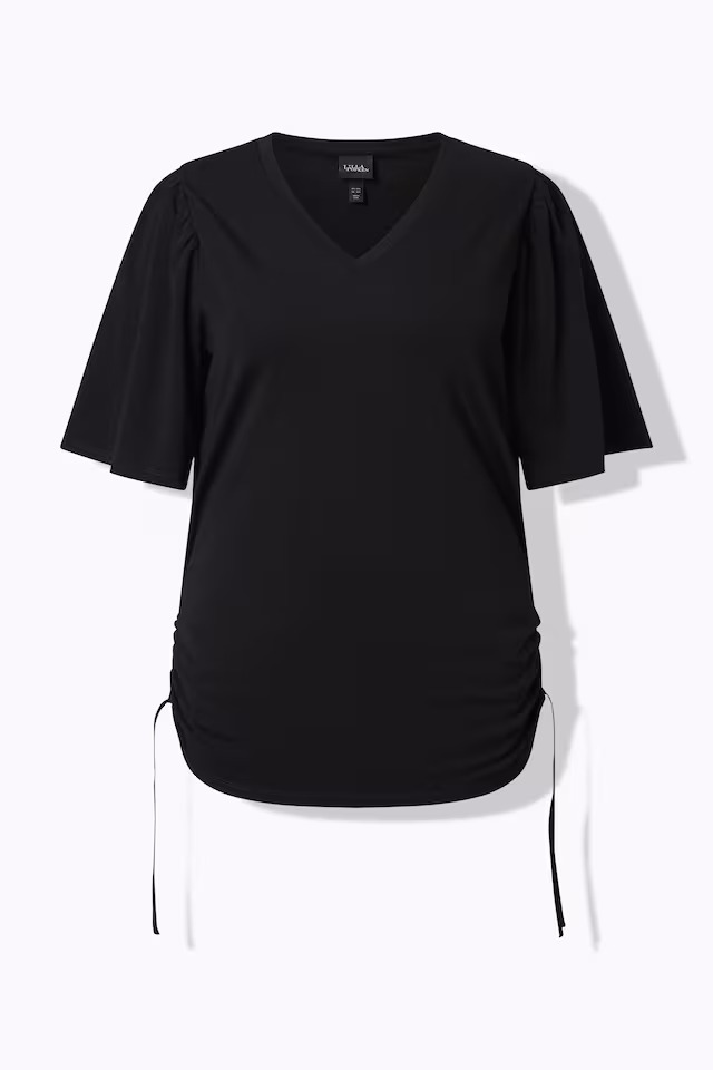 Wing Sleeve Gathered Tee
