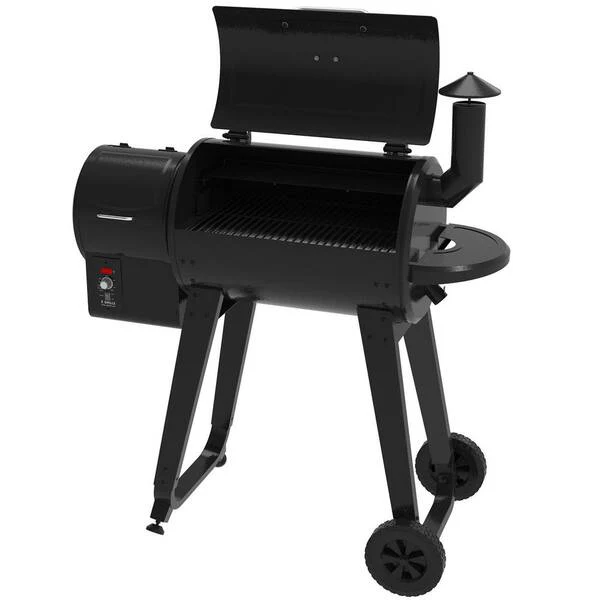 459 Sq. In. Pellet Grill and Smoker in Black