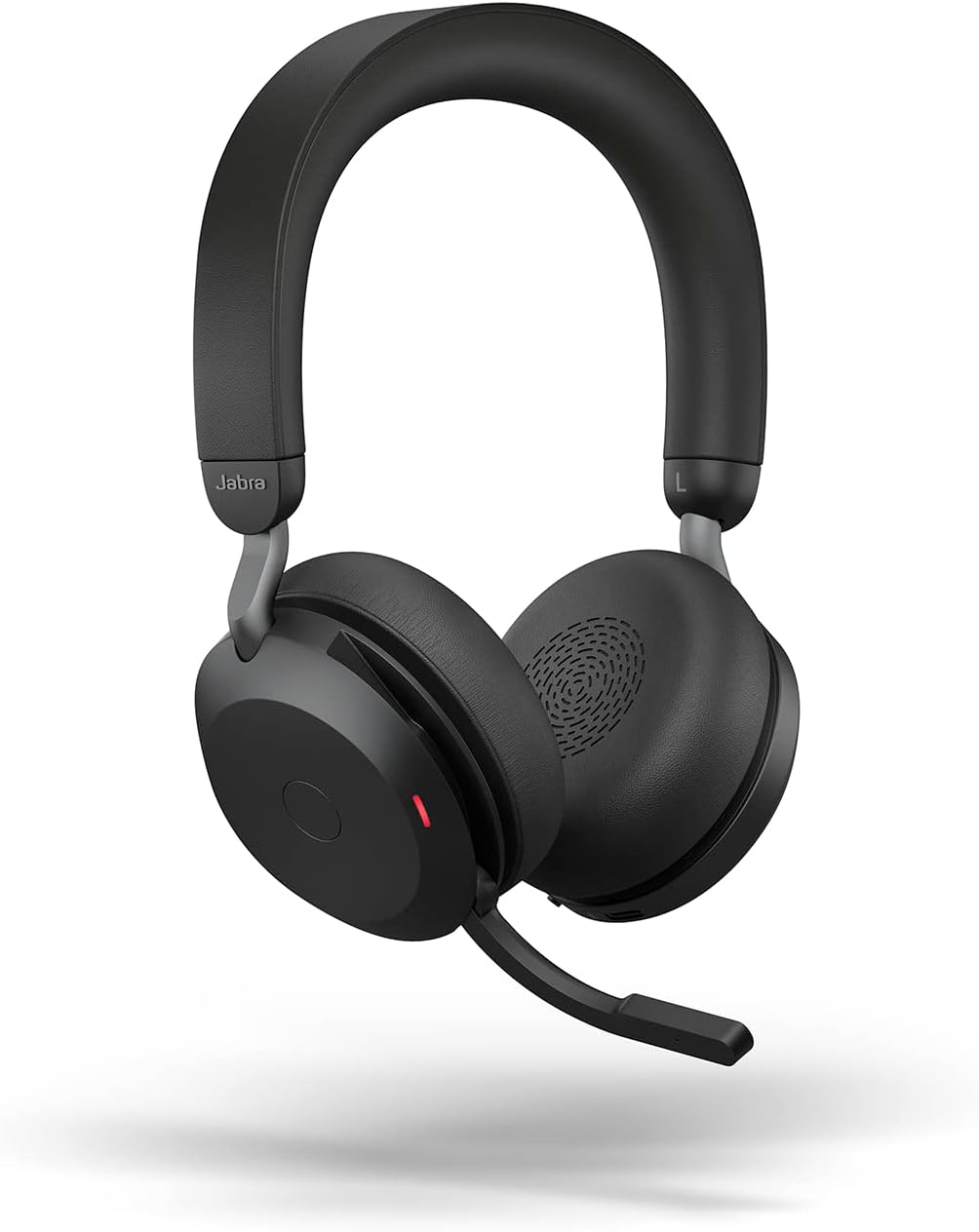 Jabra Evolve2 75 PC Wireless Headset with 8-Microphone Technology - Dual Foam Stereo Headphones with Advanced Active Noise Cancelling  USB-A Bluetooth Adapter and MS Teams-Compatibility - Black