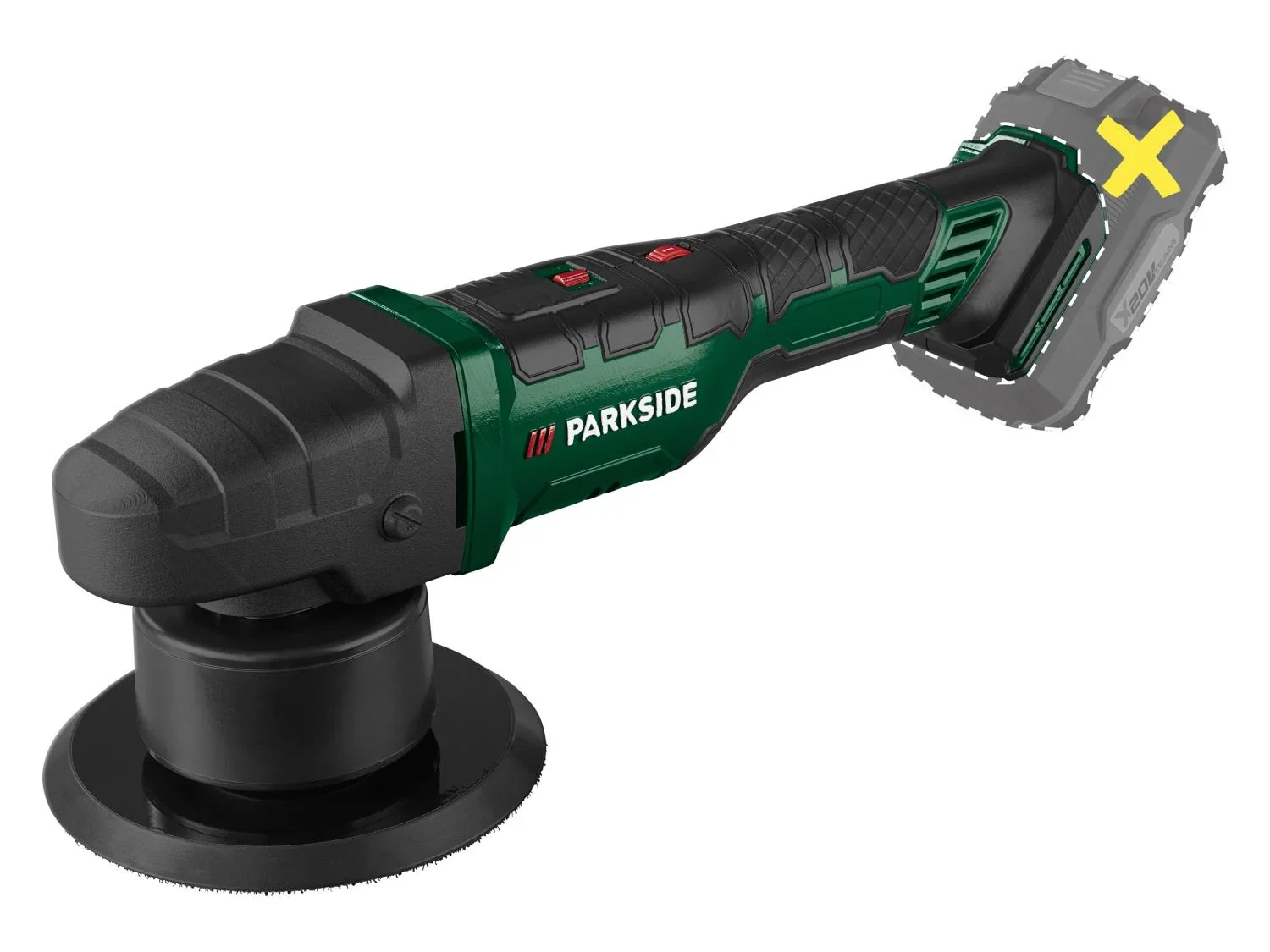 PARKSIDE Polisseuse sans fil PPMA 20-Li C3, 20 V